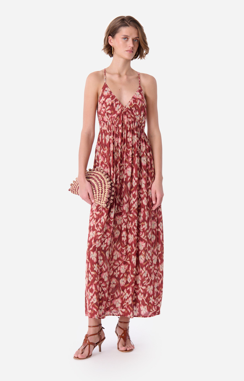 Robe Longue Aina Taille Haute, Coupe Cropped