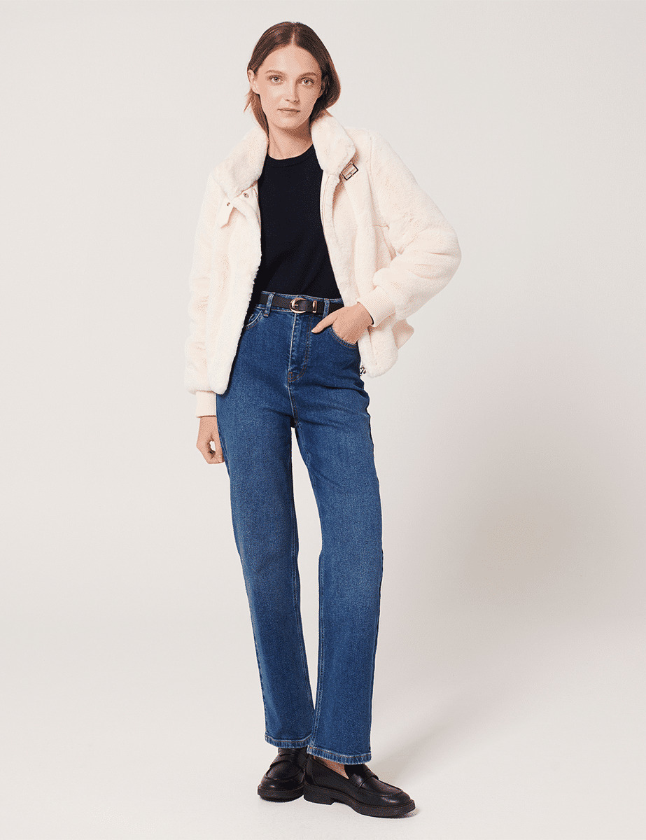 Veste Valou Ecru en Polyester