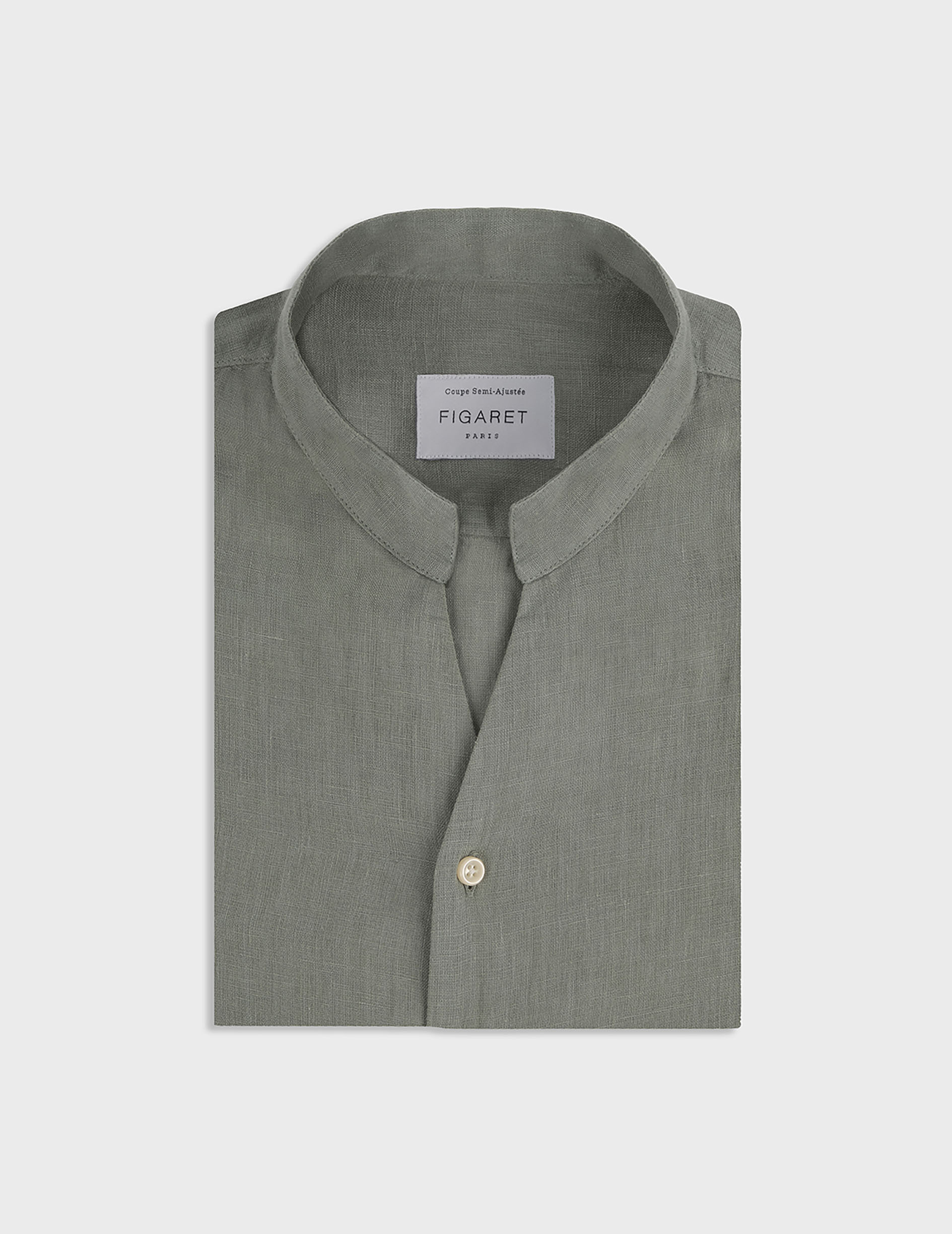 Chemise Carl en lin vert
