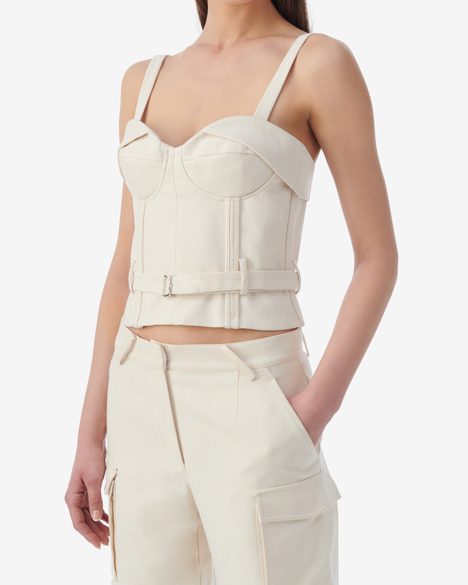Top Bustier Ceinturé