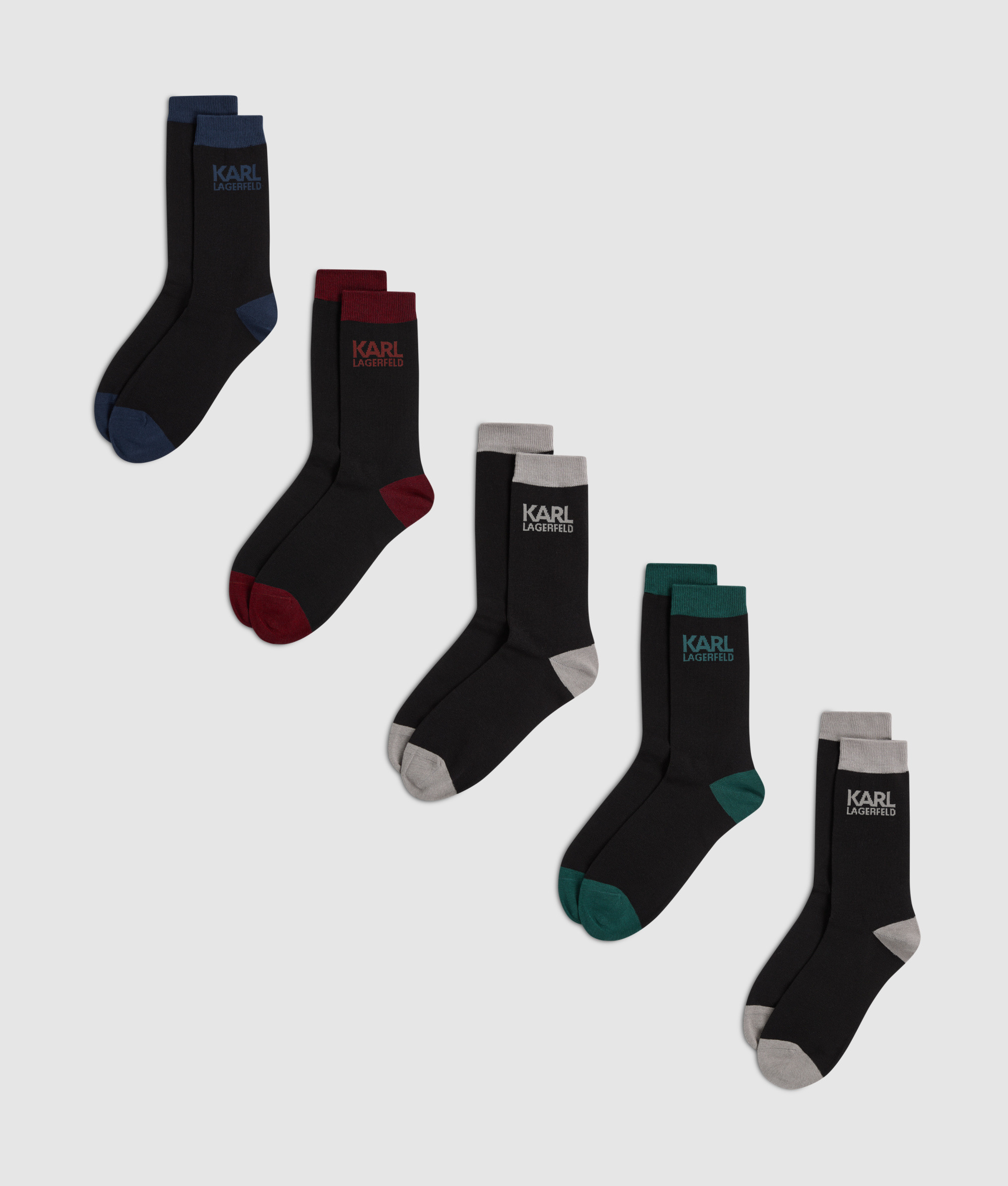 STACK LOGO SOCKS 5PK