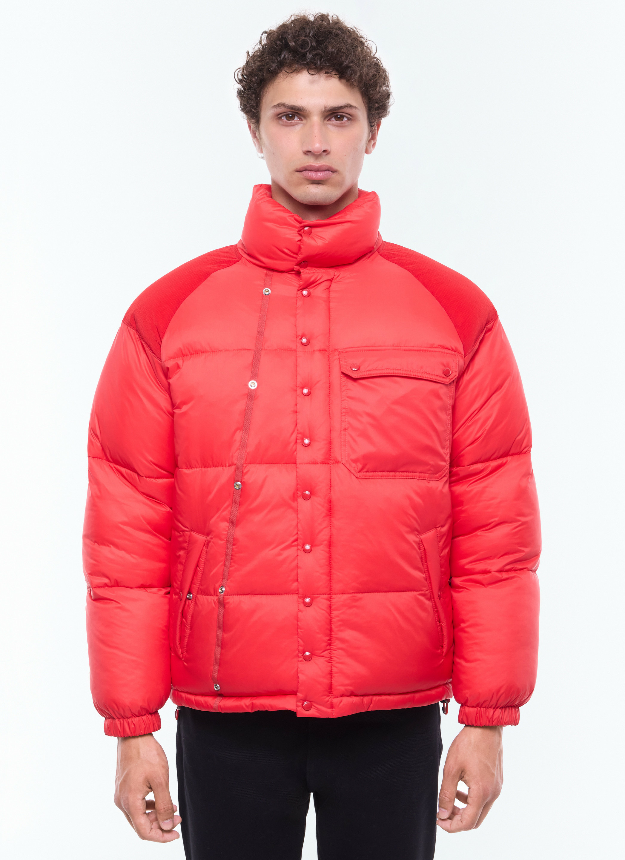 Doudoune avec moufles amovibles