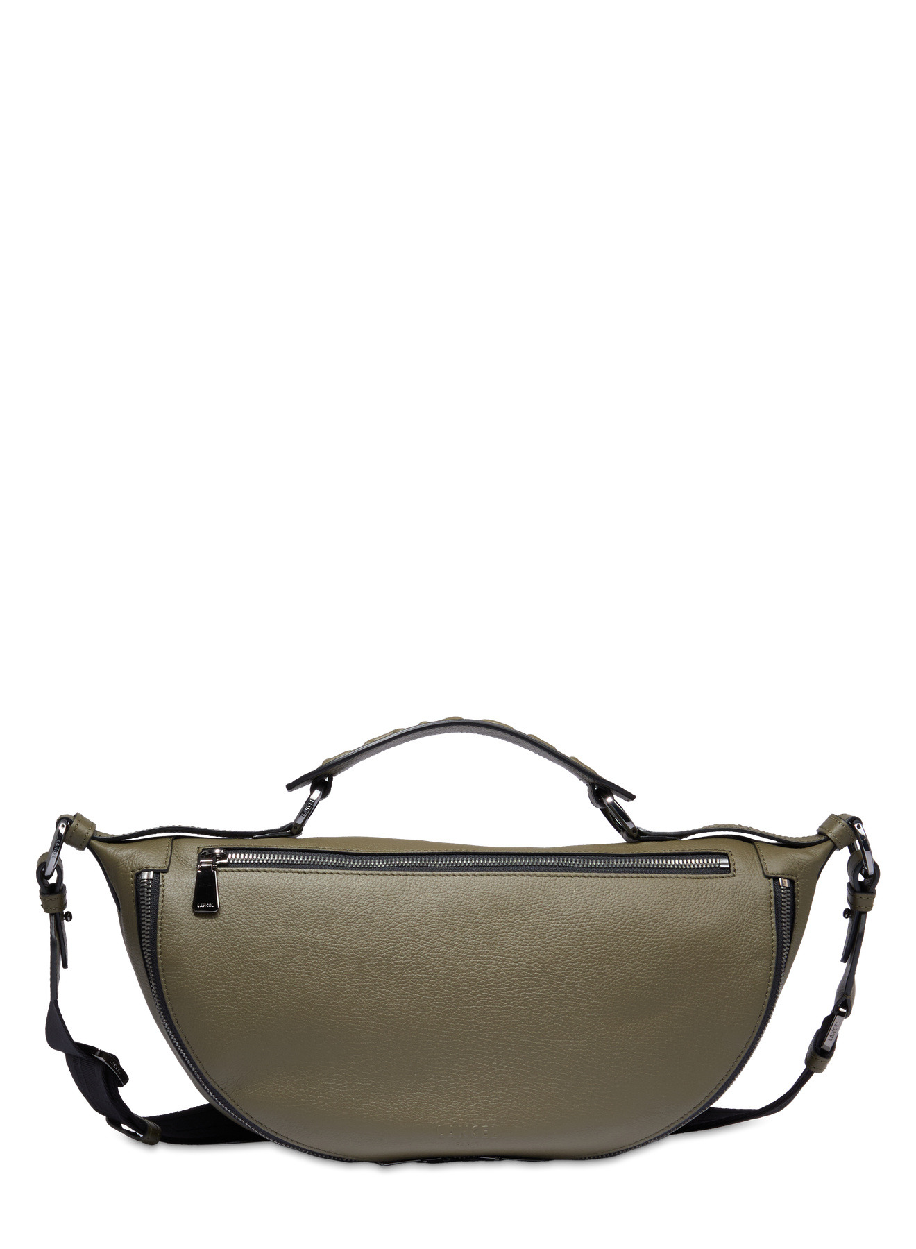 Origami de Lancel - Sac Porte Croise Zippe M - Kaki Fonce