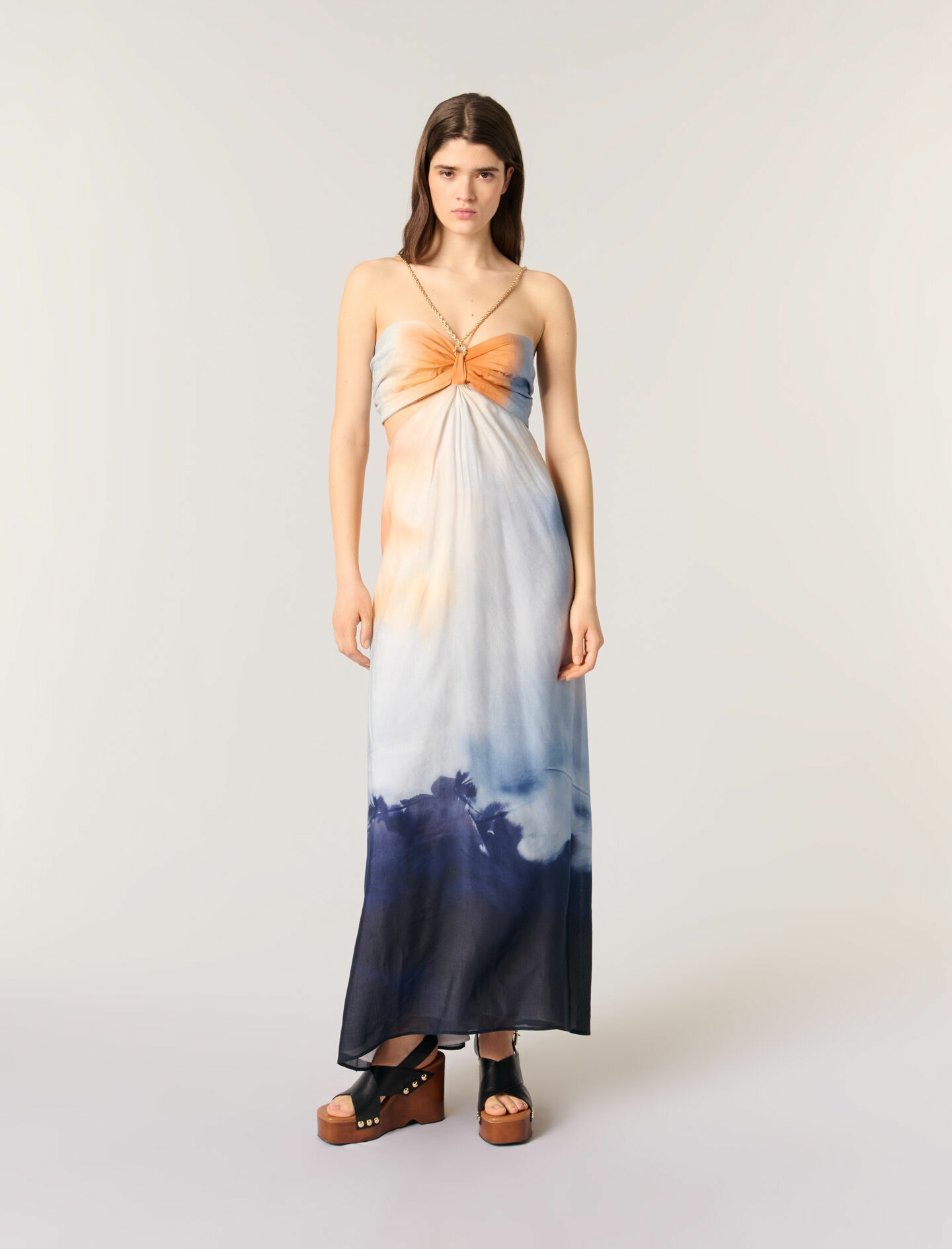 Robe longue tie & dye