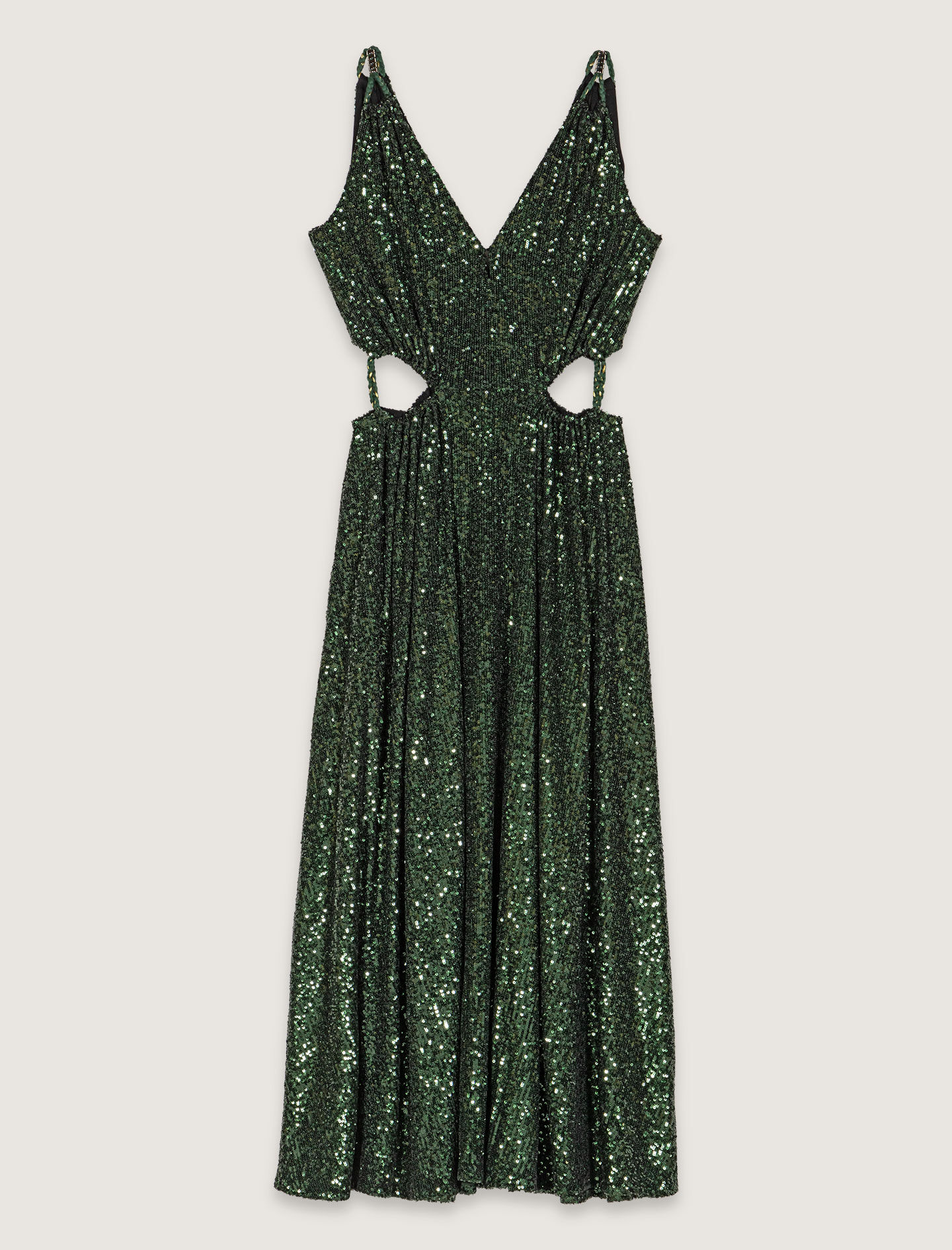 Robe longue à sequins
