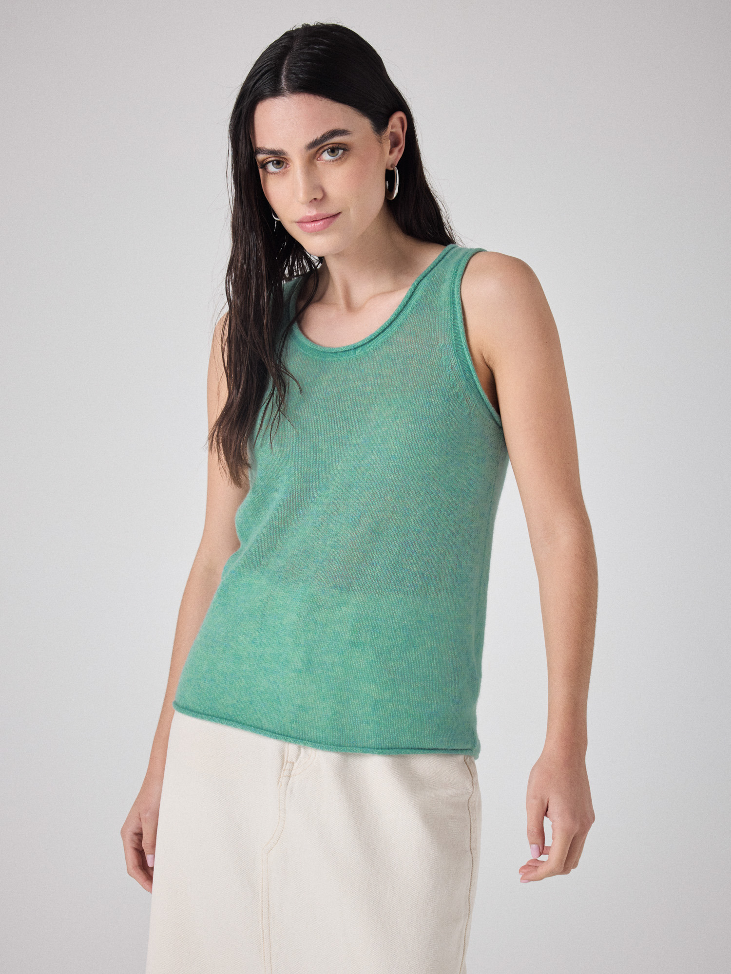 DEBARDEUR COL ROND SM PERSEE AGAVE