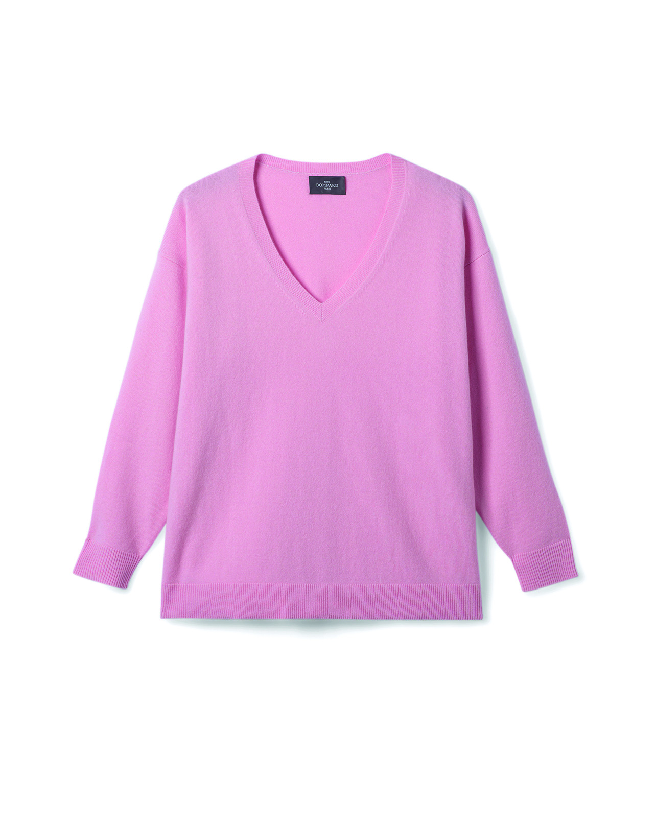 Pull V ample - Femme - ROSE JELLY