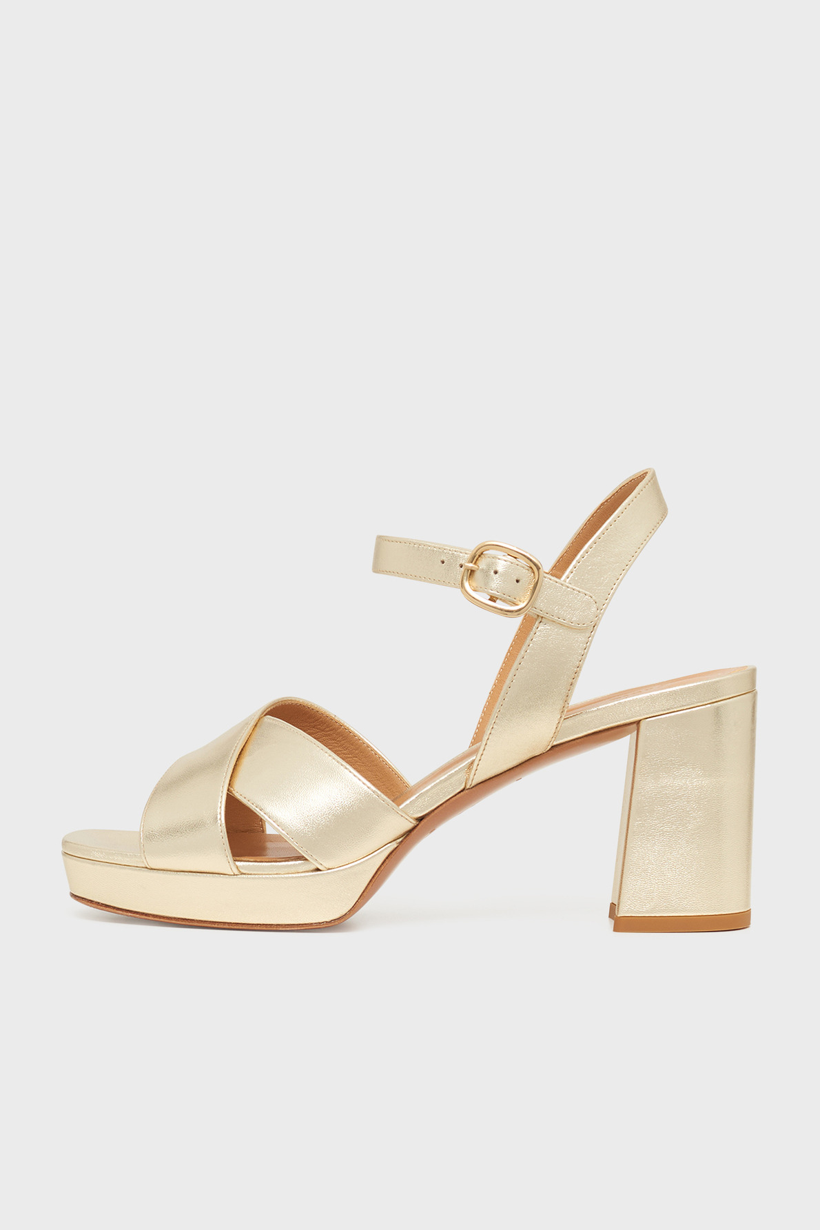 Chaussure Lya En Cuir Métallisé Lya