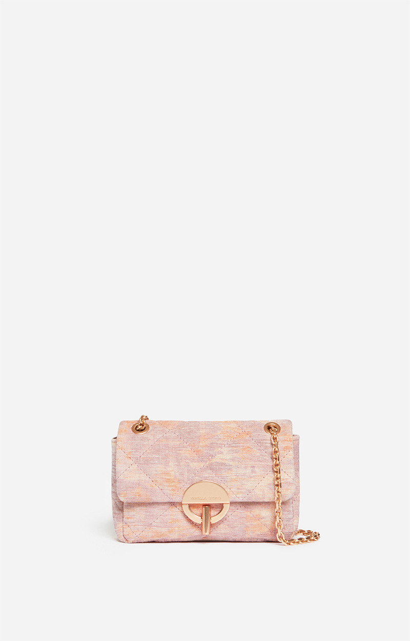 Petit Sac Moon En Coton Et Jute En coton et laine merinos