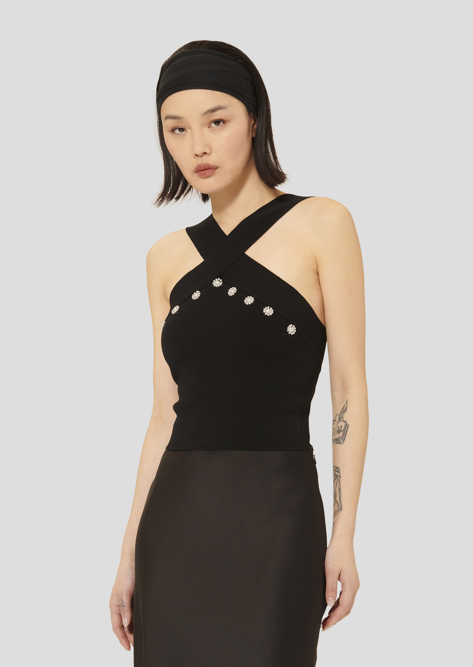 Top Prana-Noir en Viscose