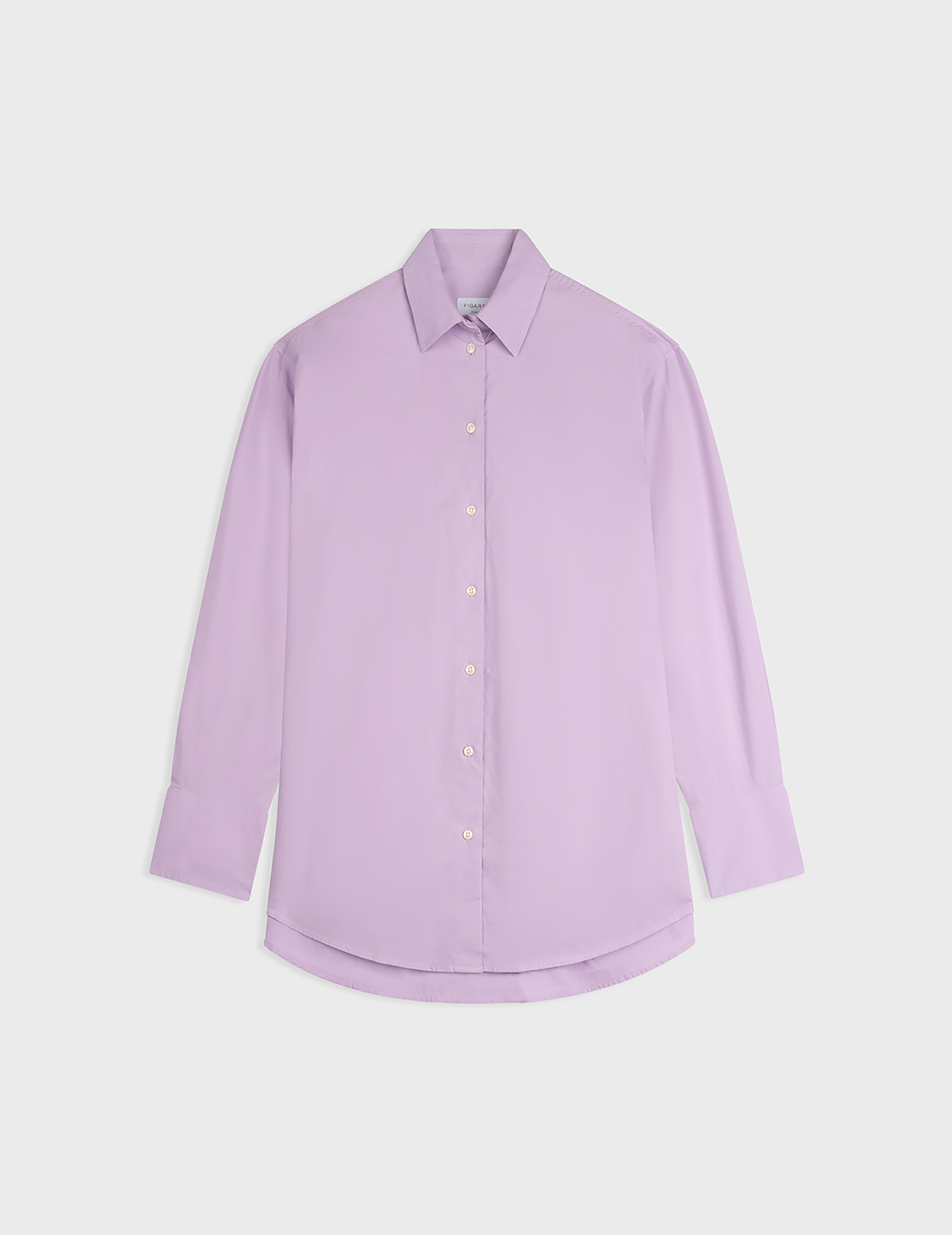 Chemise oversize Mathilde violette