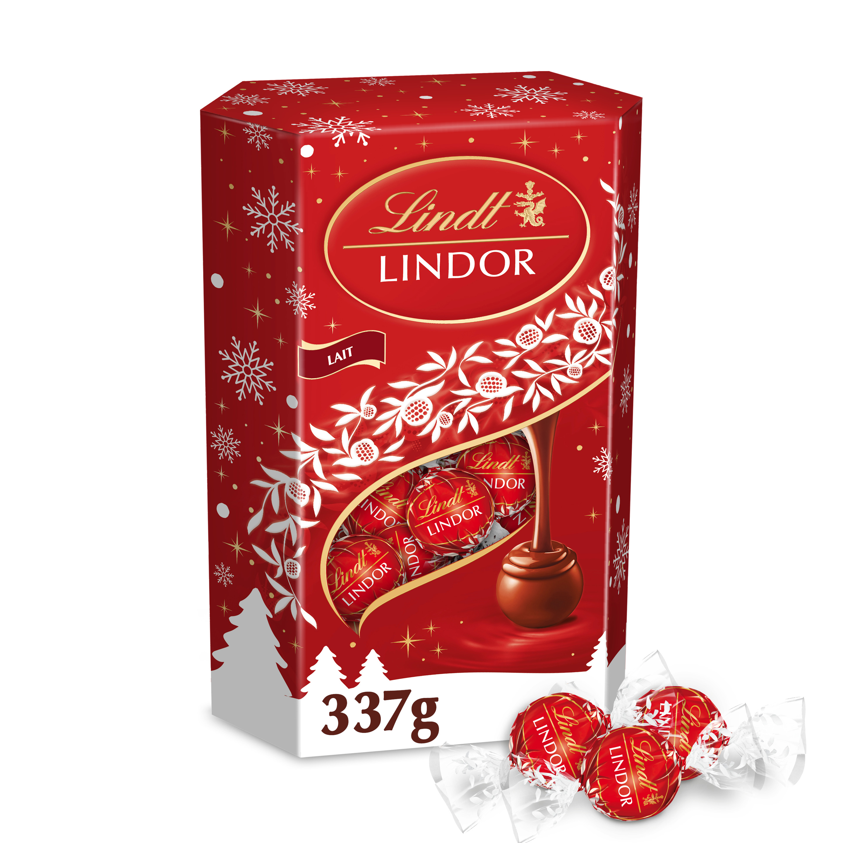 LINDOR CORNET LAIT 337G