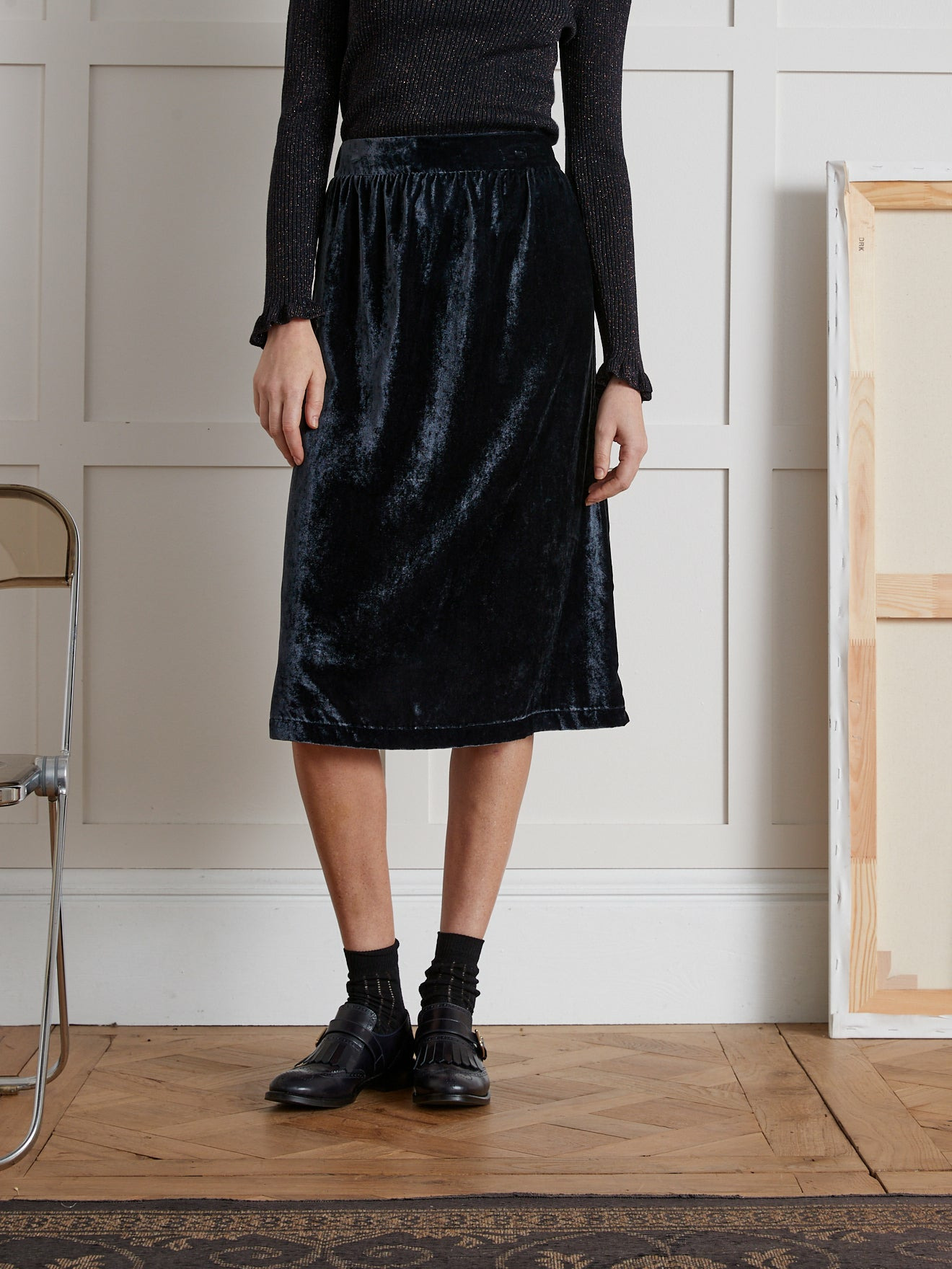 JUPE PANNE VELOUR