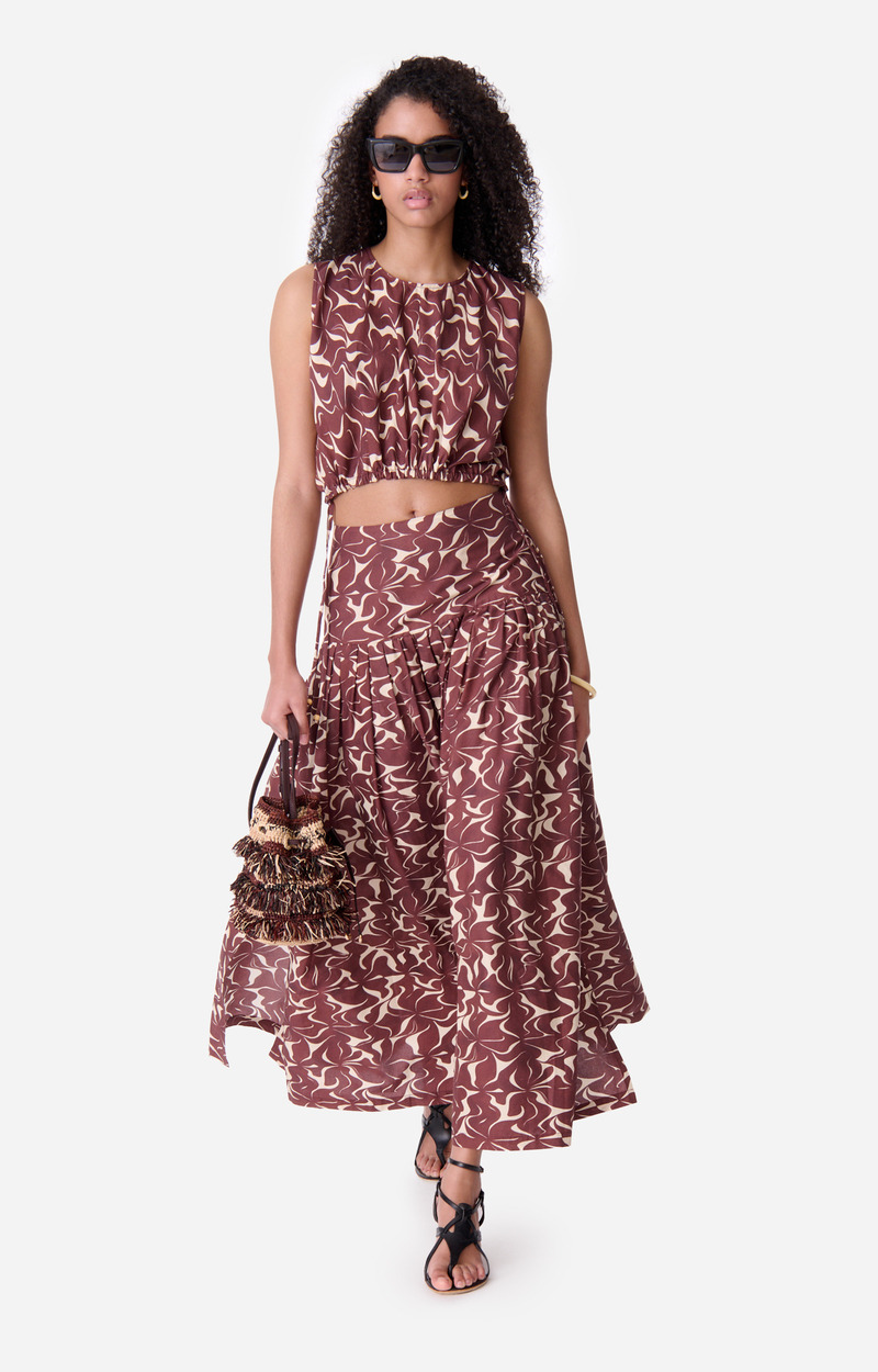 Jupe Longue Elysee En Coton