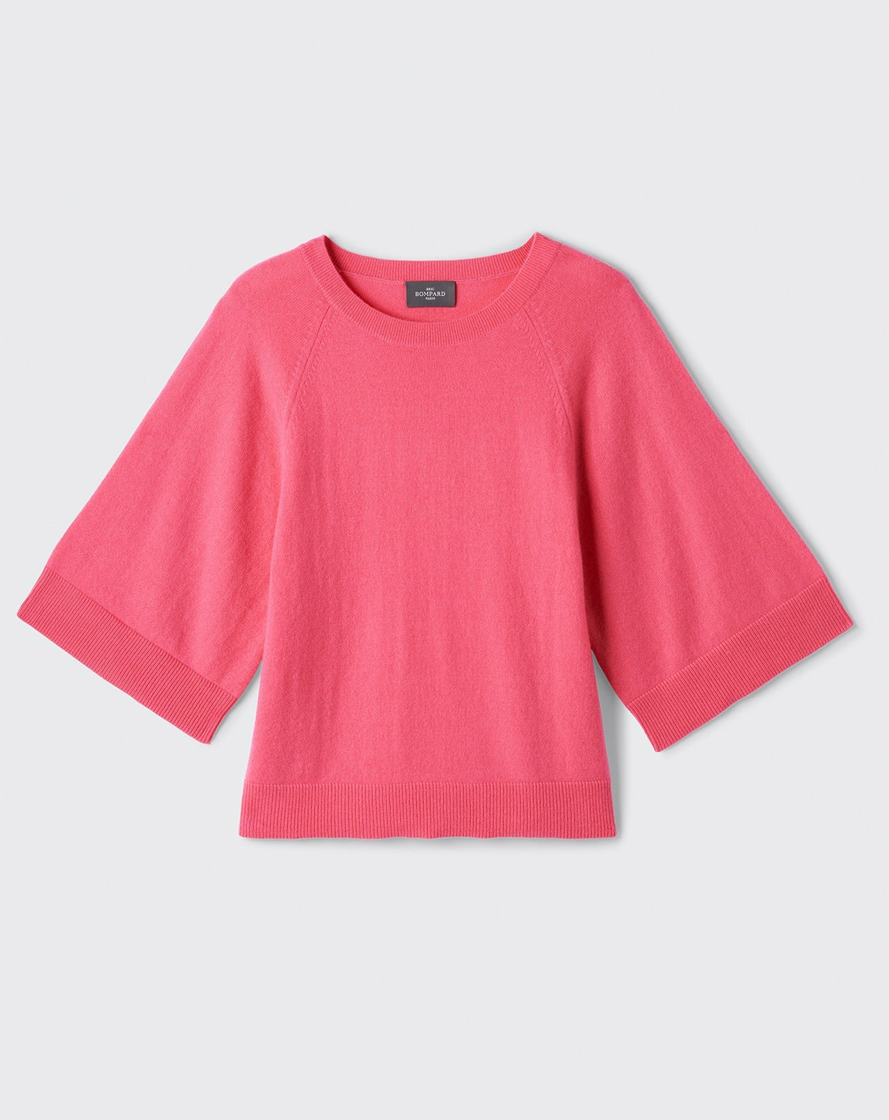 Pull col rond kimono - Femme - BUBBLE GUM