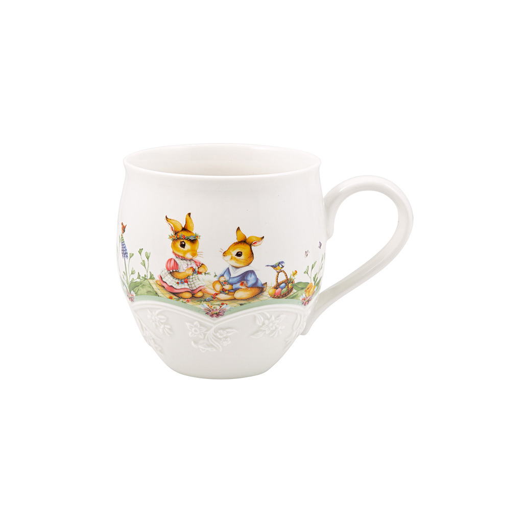 Spring Fantasy mug, champ de fleurs, 530 ml