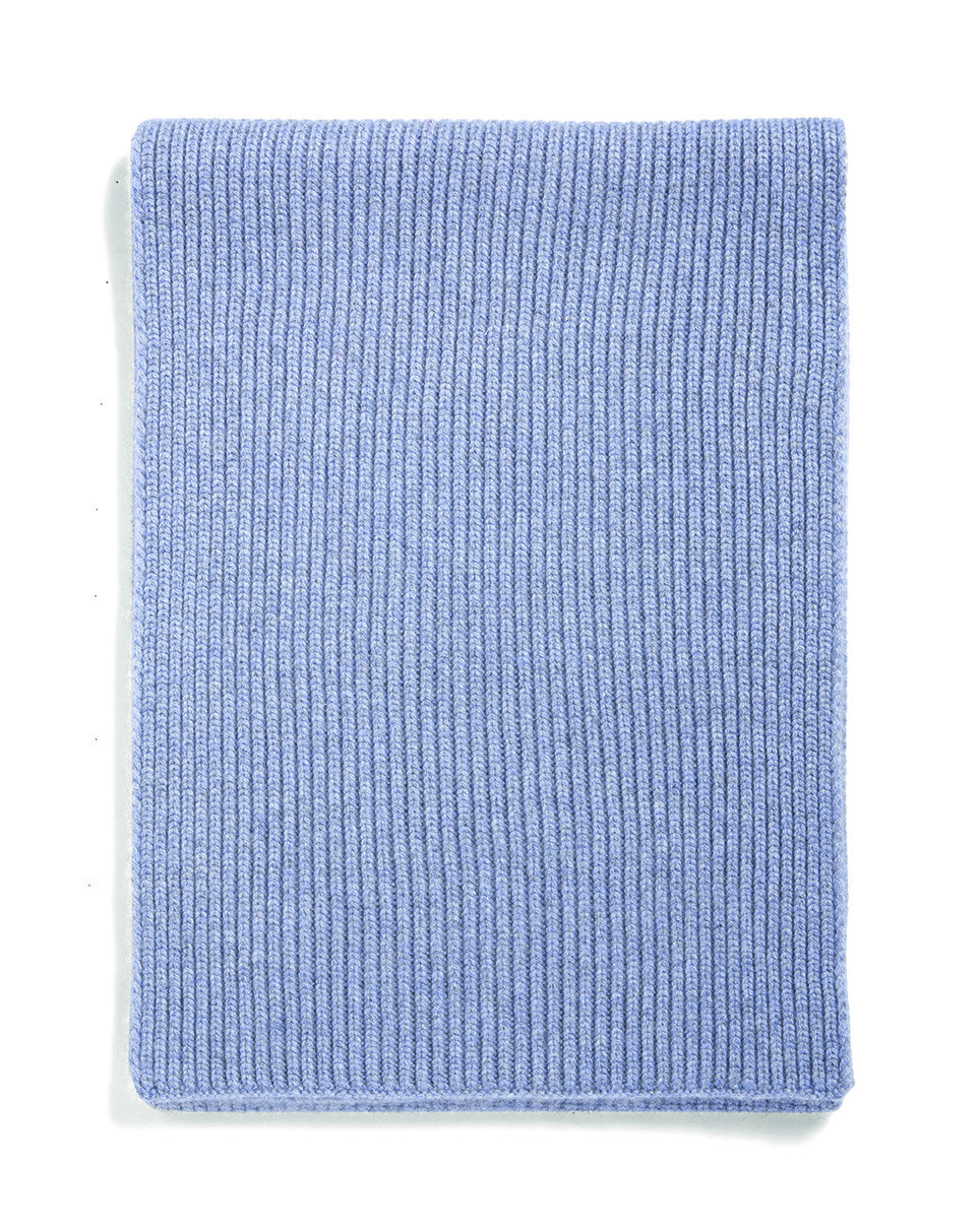 Écharpe à côtes - Accessoire - BLEU MONTAGNE