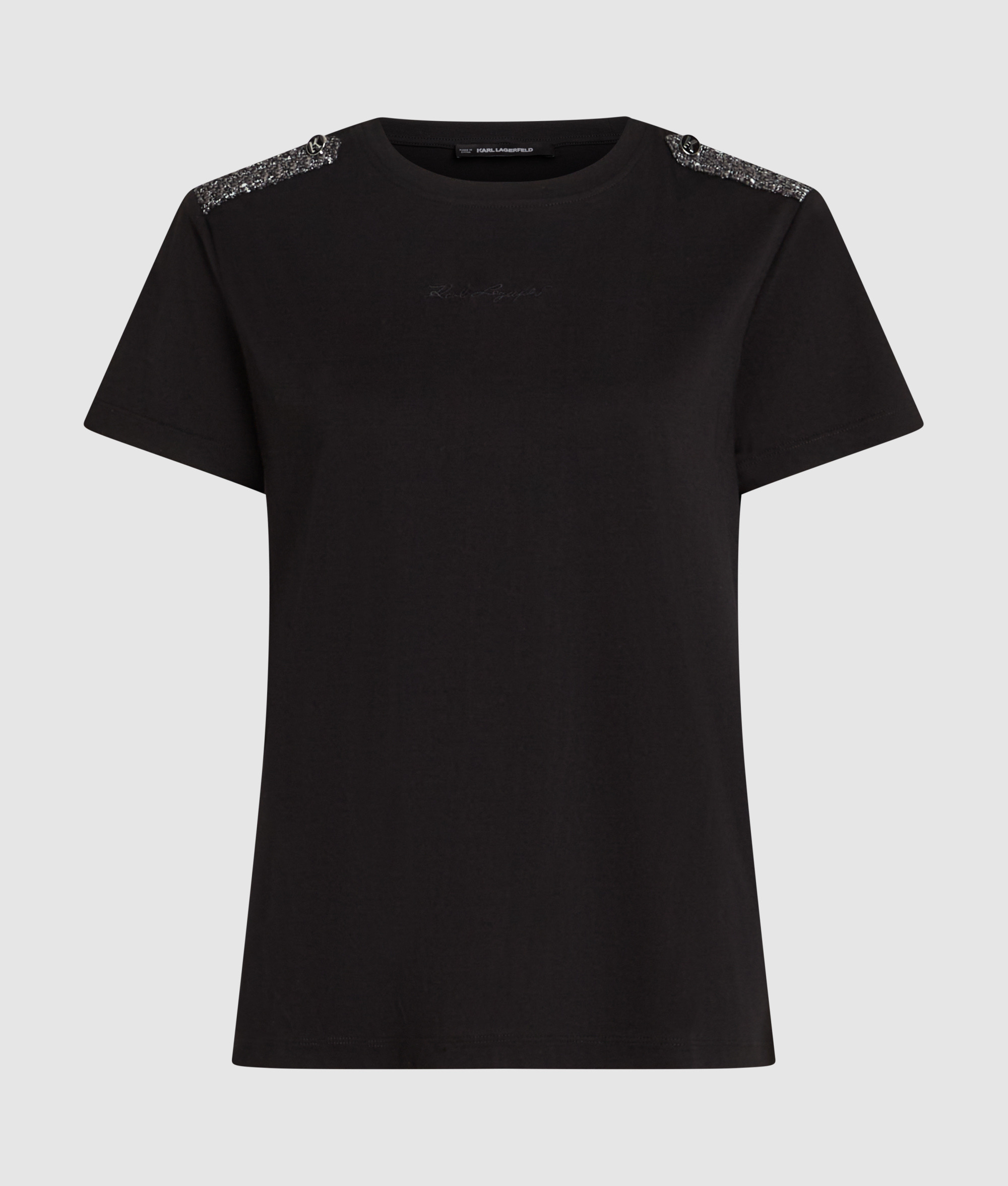 BOUCLE DETAIL T-SHIRT
