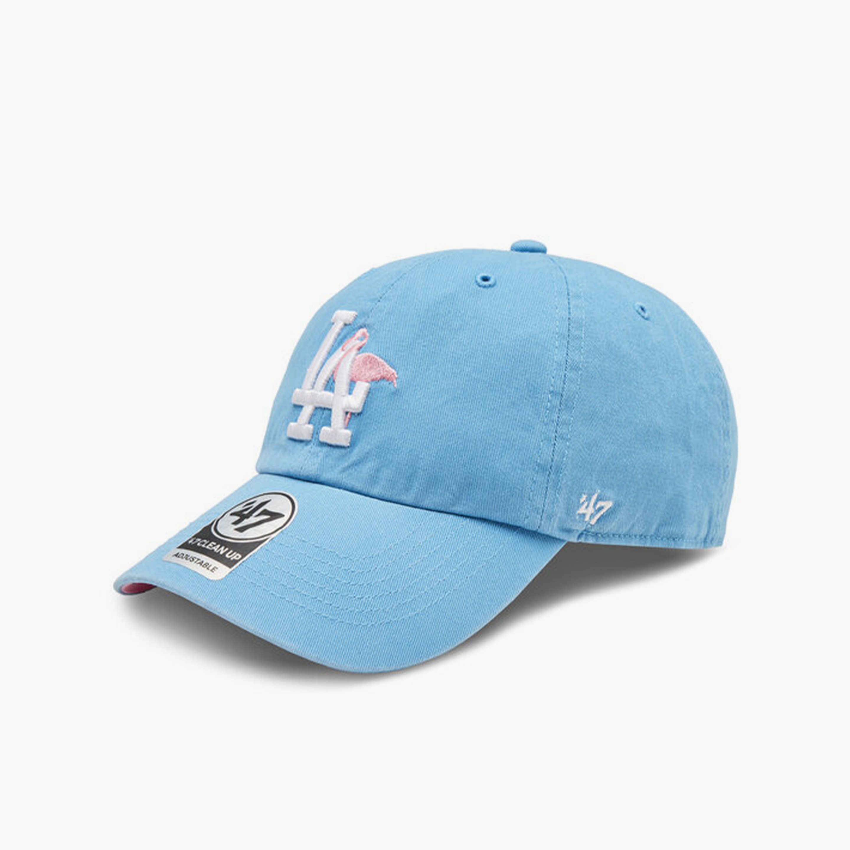 47 Brand Cap MLB Dodgers Icon Alt Clean Up Bleu