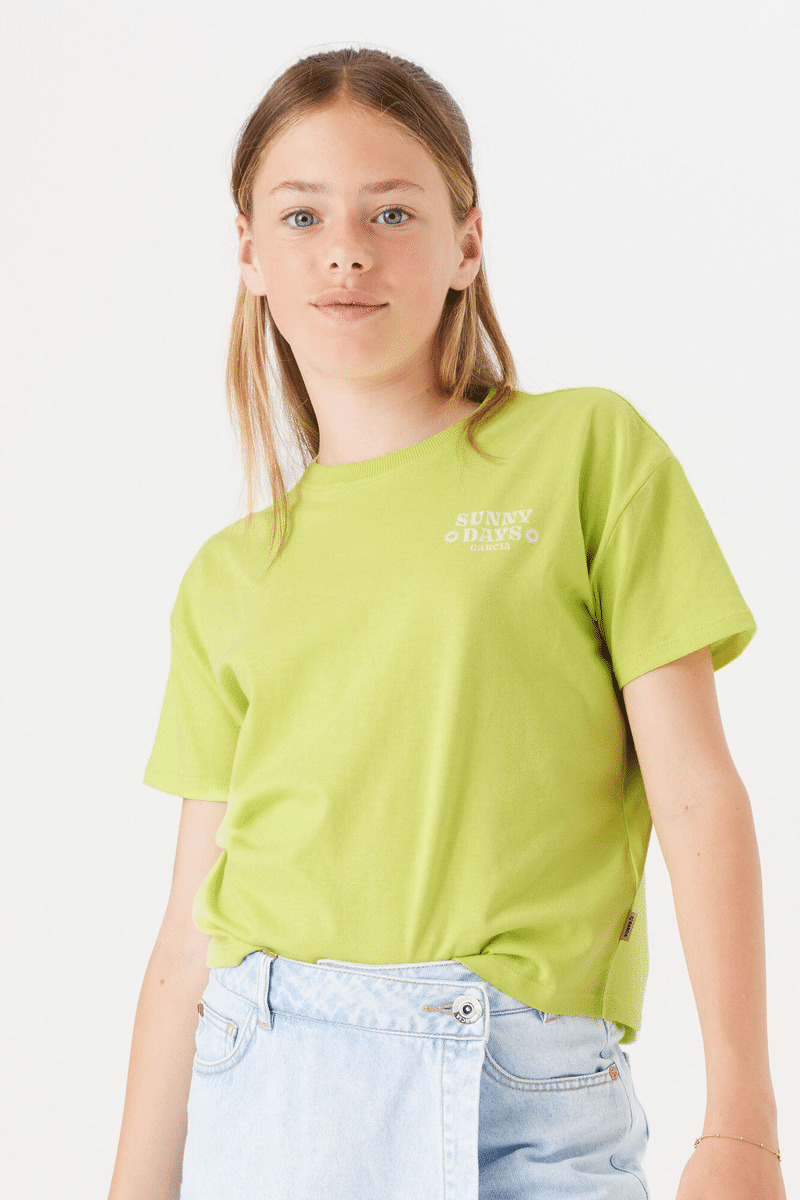 Girls T-shirt Green