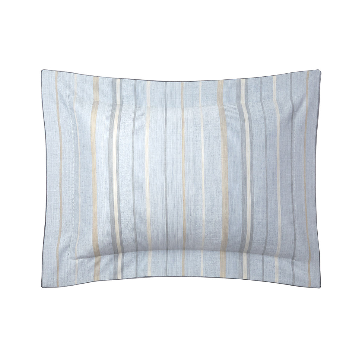 Yves Delorme - Taie d'oreiller en satin bleu, Ombrée