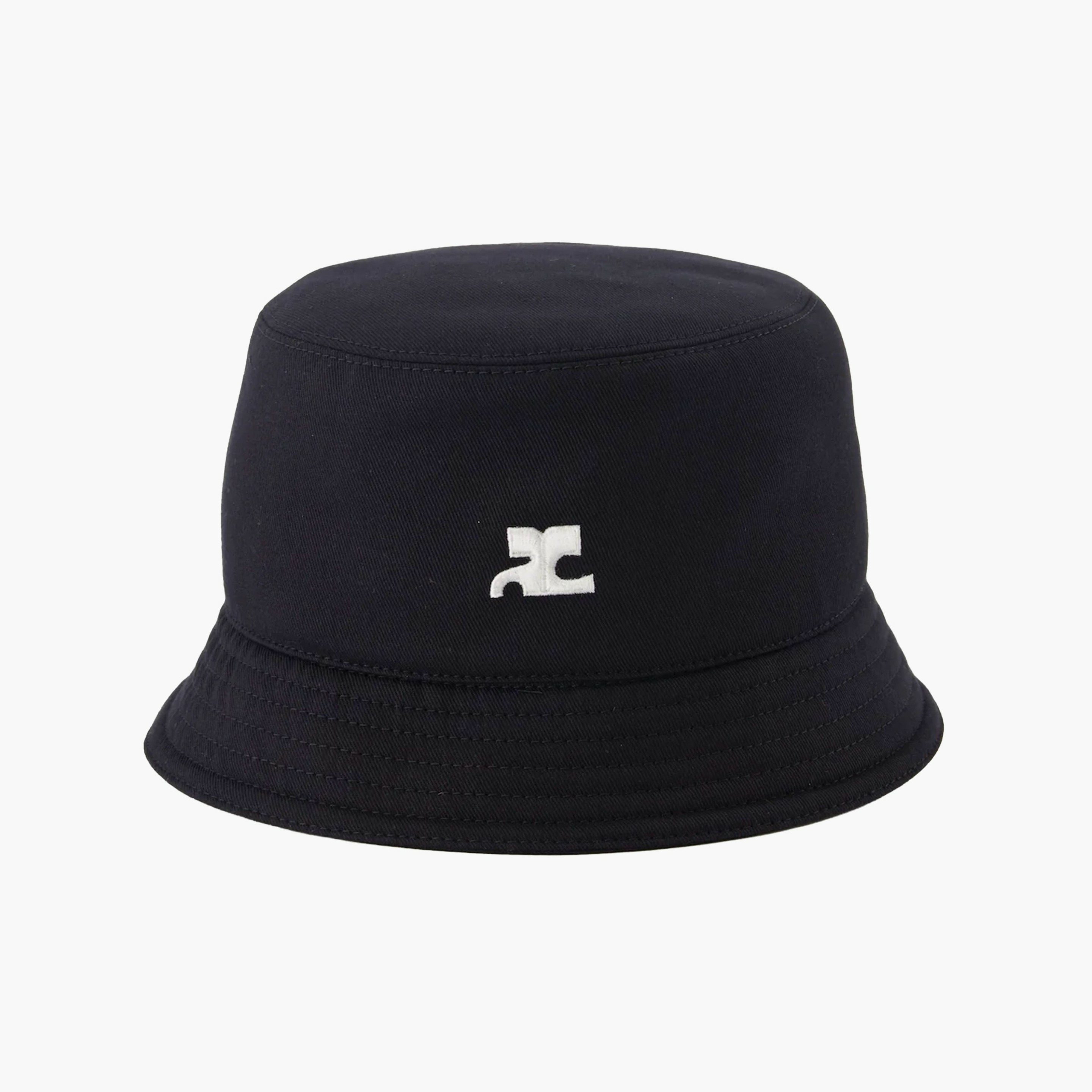 Courrèges Bob - Signature Logo Bucket - Black