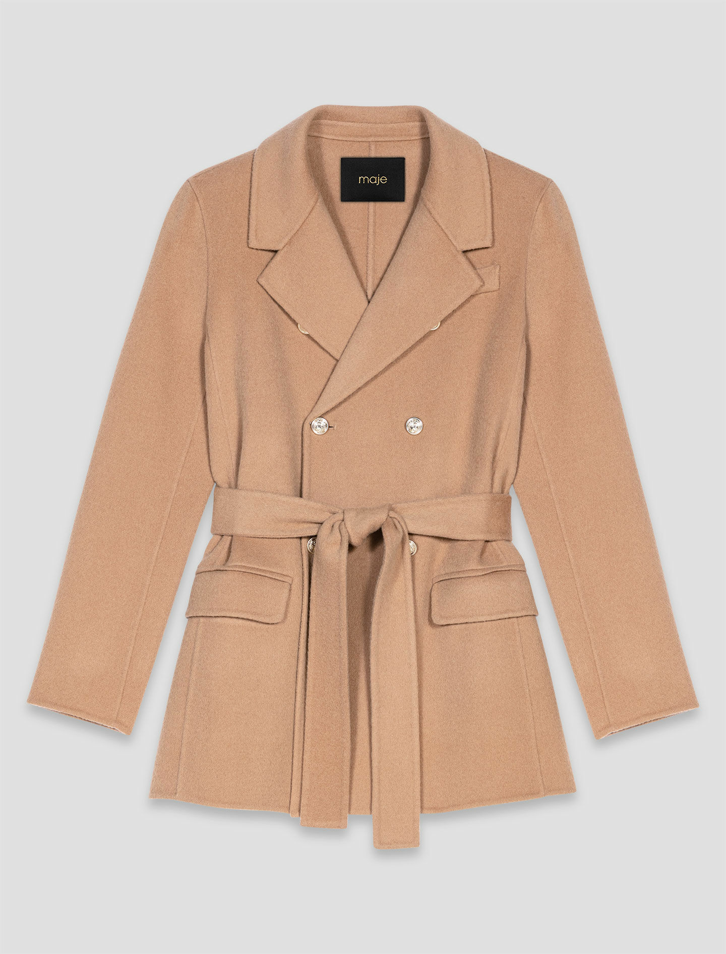 Manteau en laine mélangée