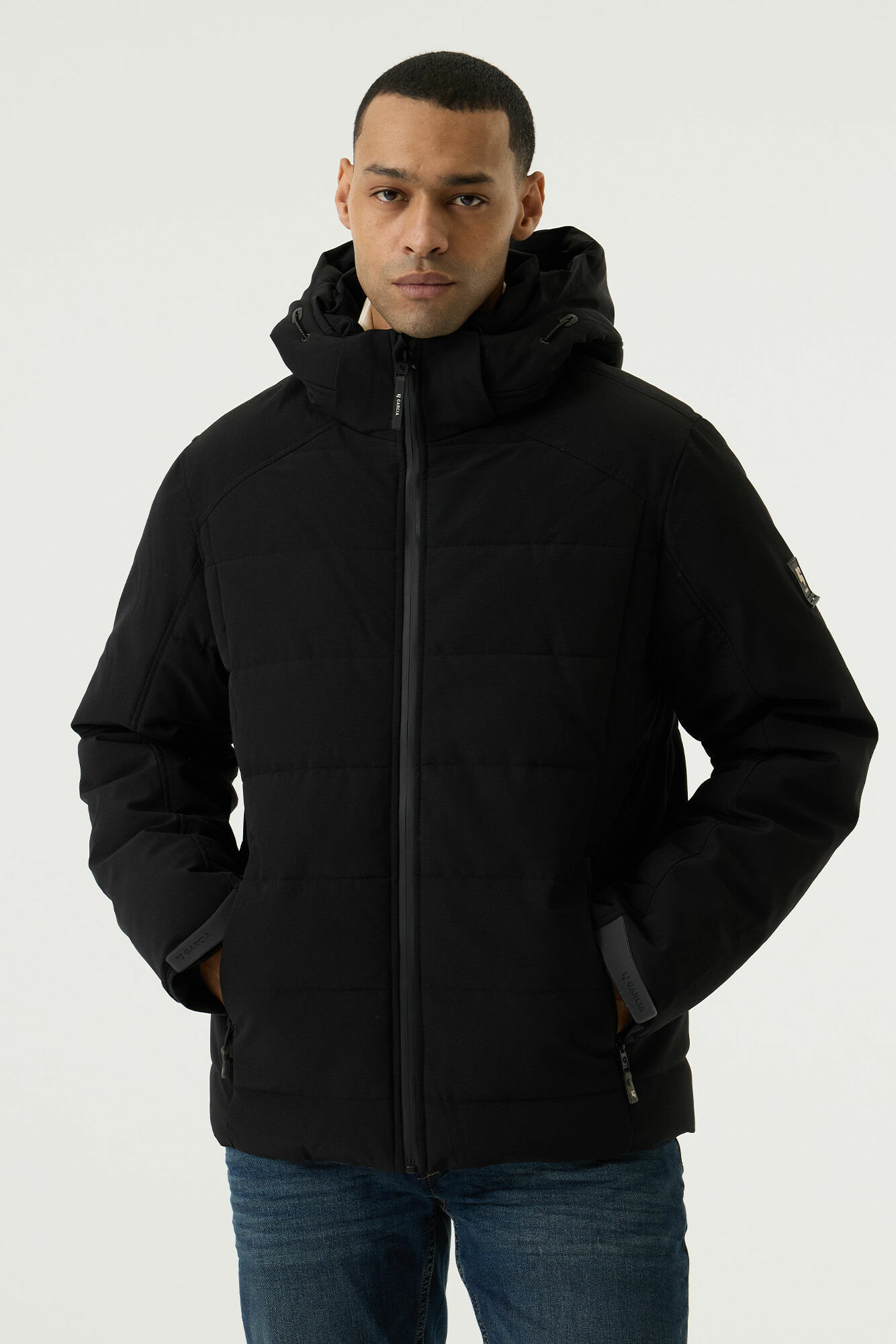 Men Coat Black