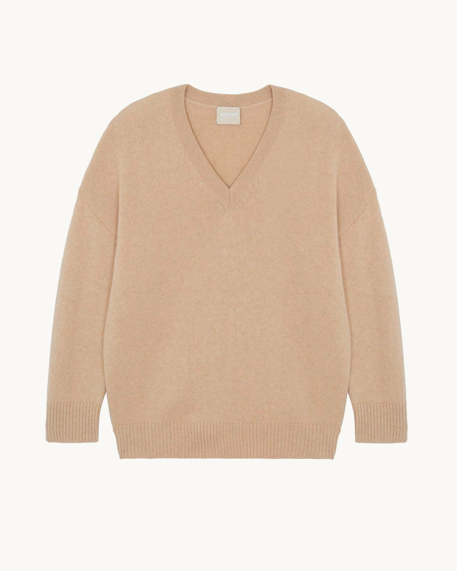 Pull Mathilda beige organic
