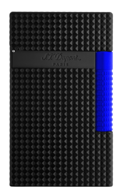 Briquet Le Grand S.T. Dupont Noir Mat Entraineur Bleu
