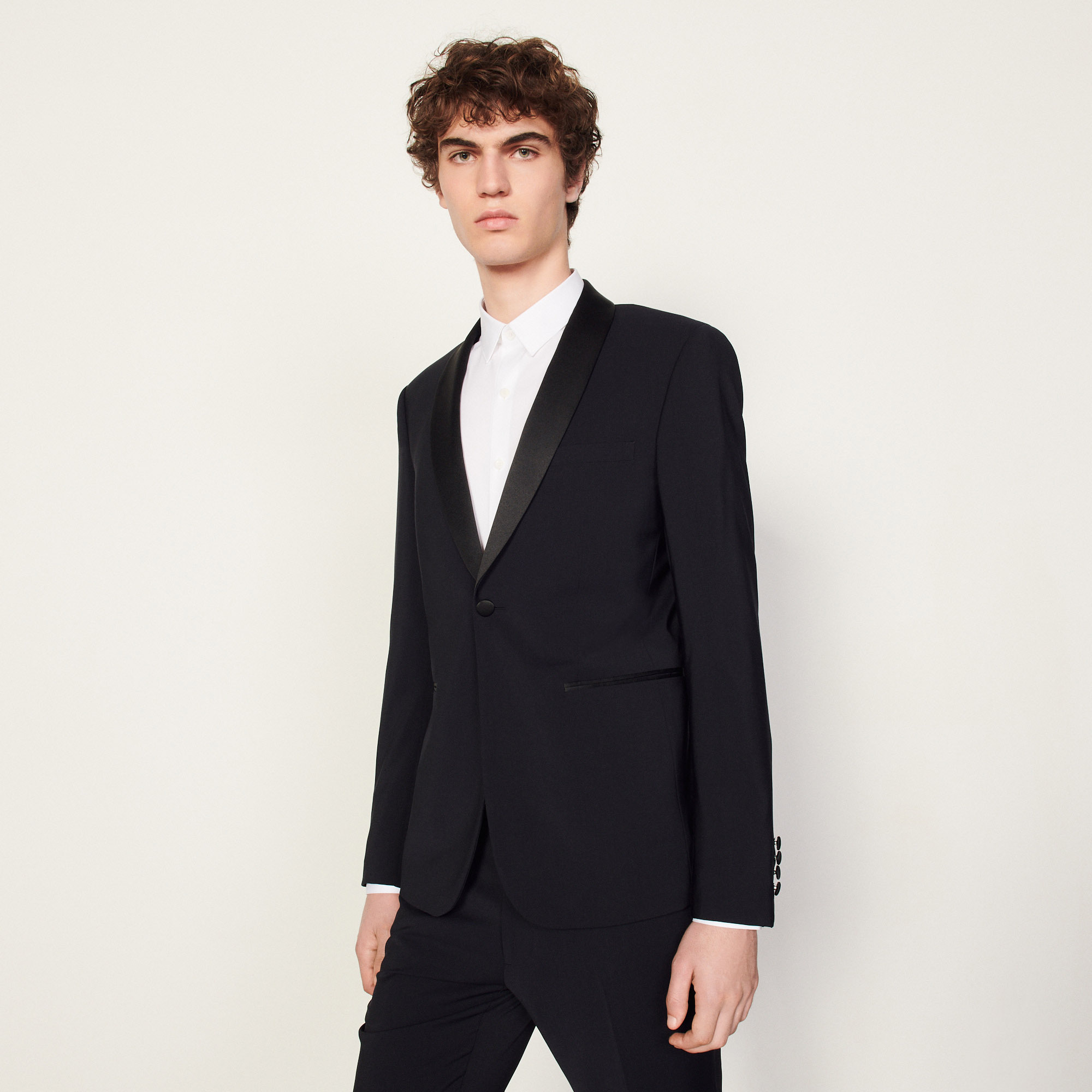 Veste de smoking avec satin