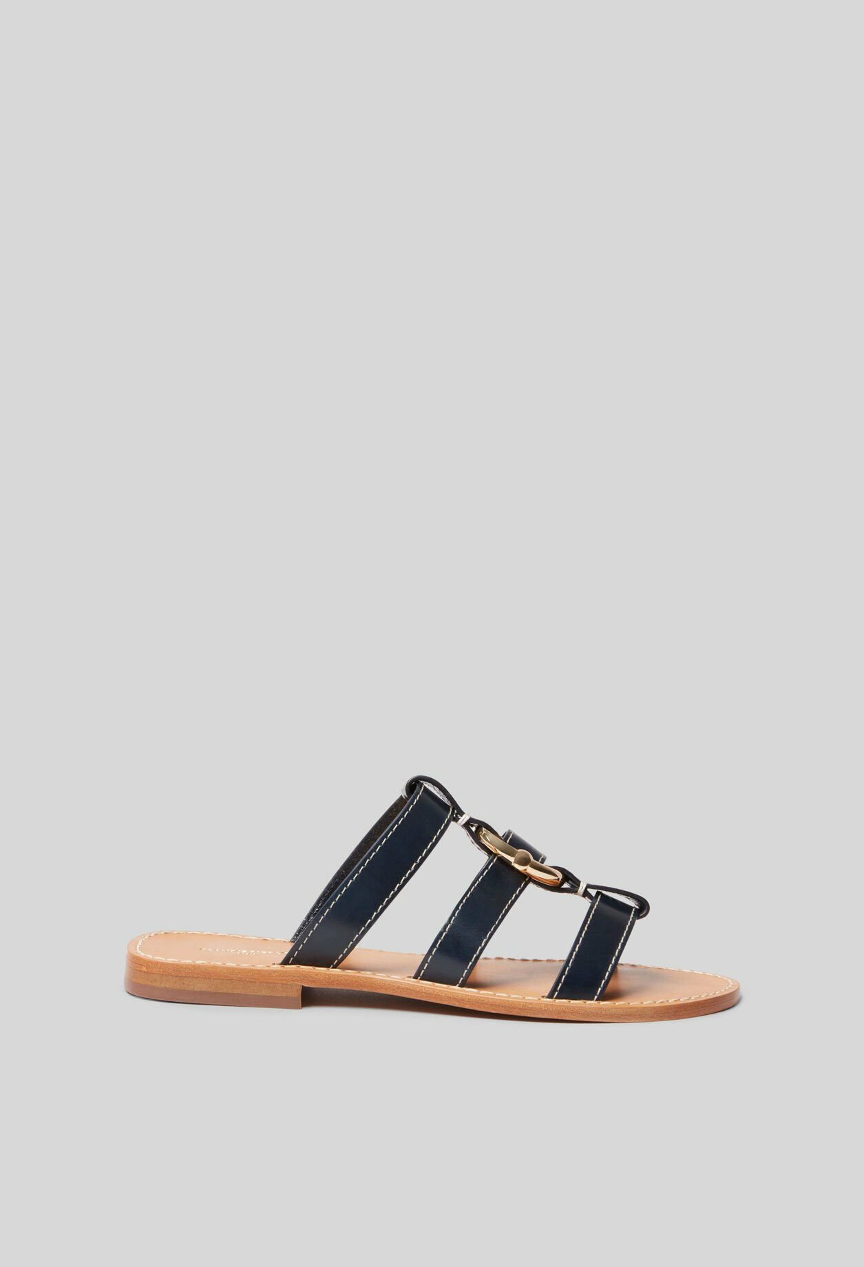 Sandales à brides avec anneau