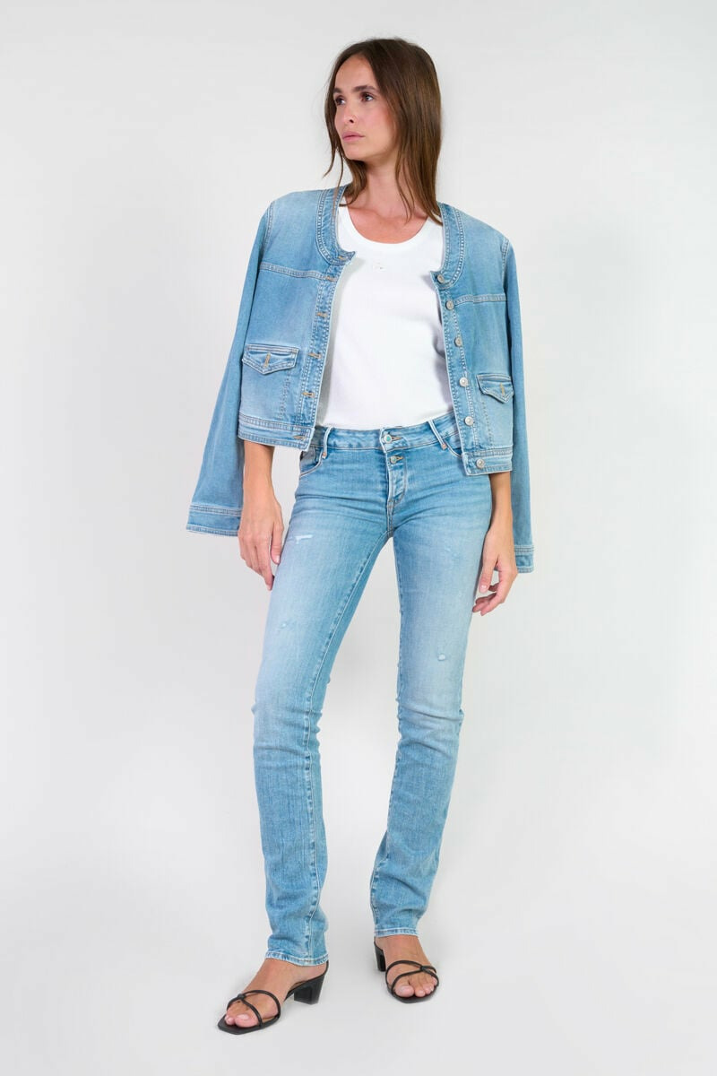 Jeans push-up droite PULP, longueur 34