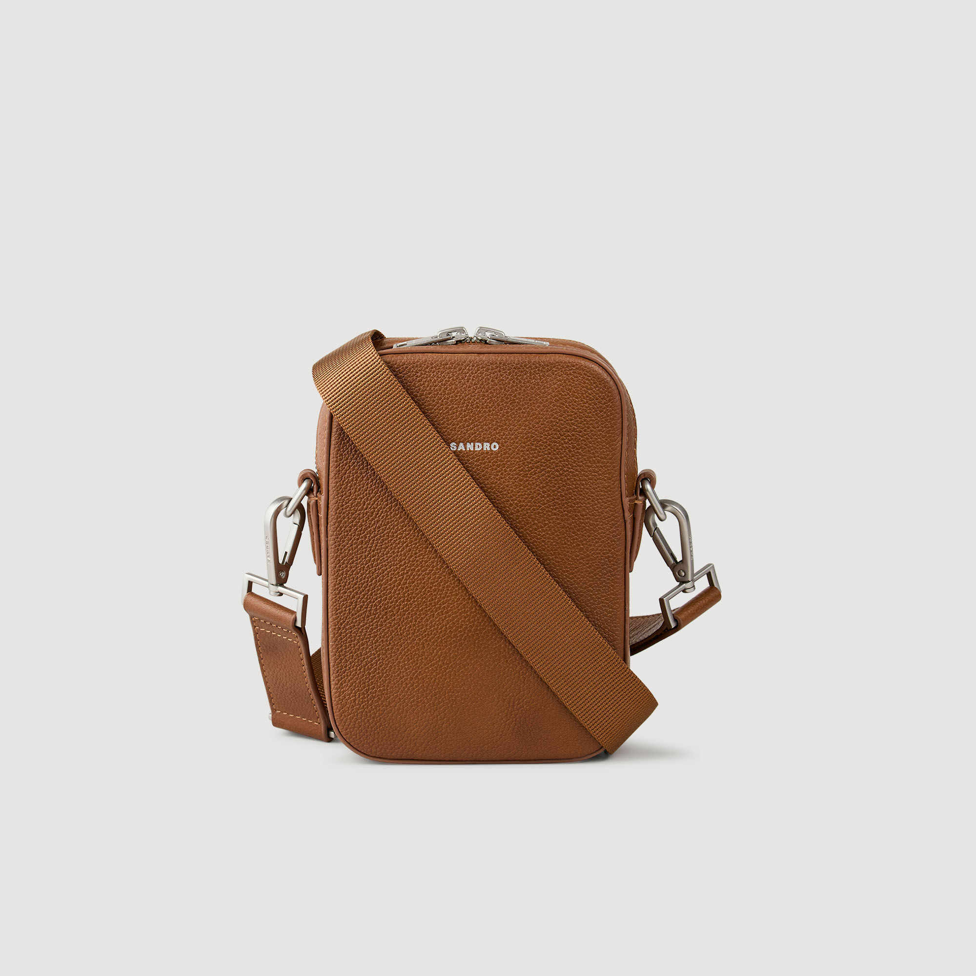 Petit sac en cuir grainé