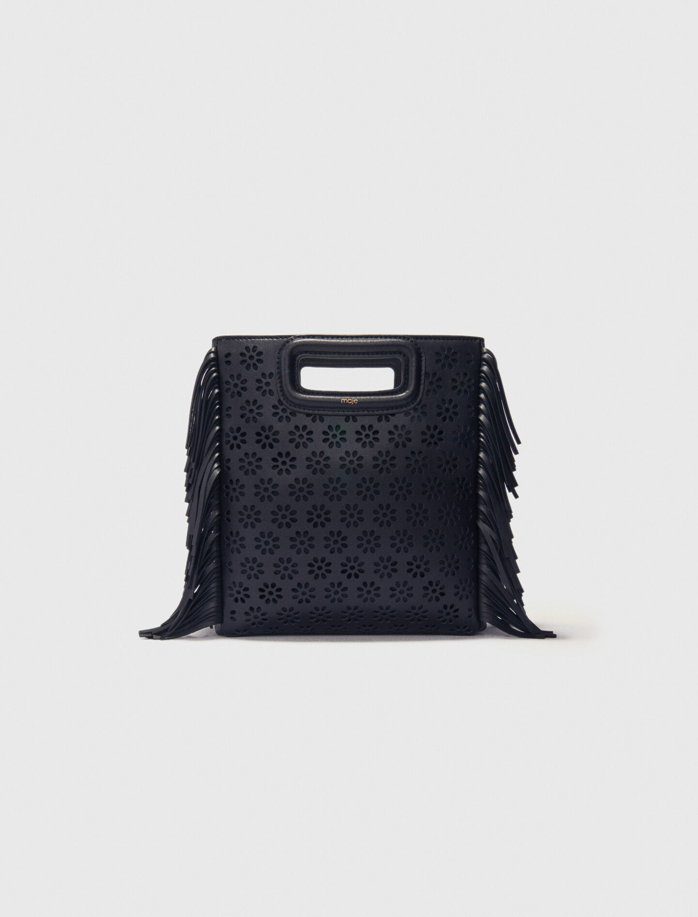 Sac M en cuir perforé