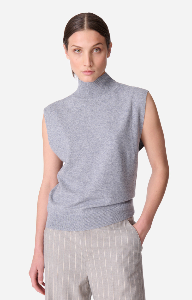 Pull Sans Manches Erynn En Palme Iraca