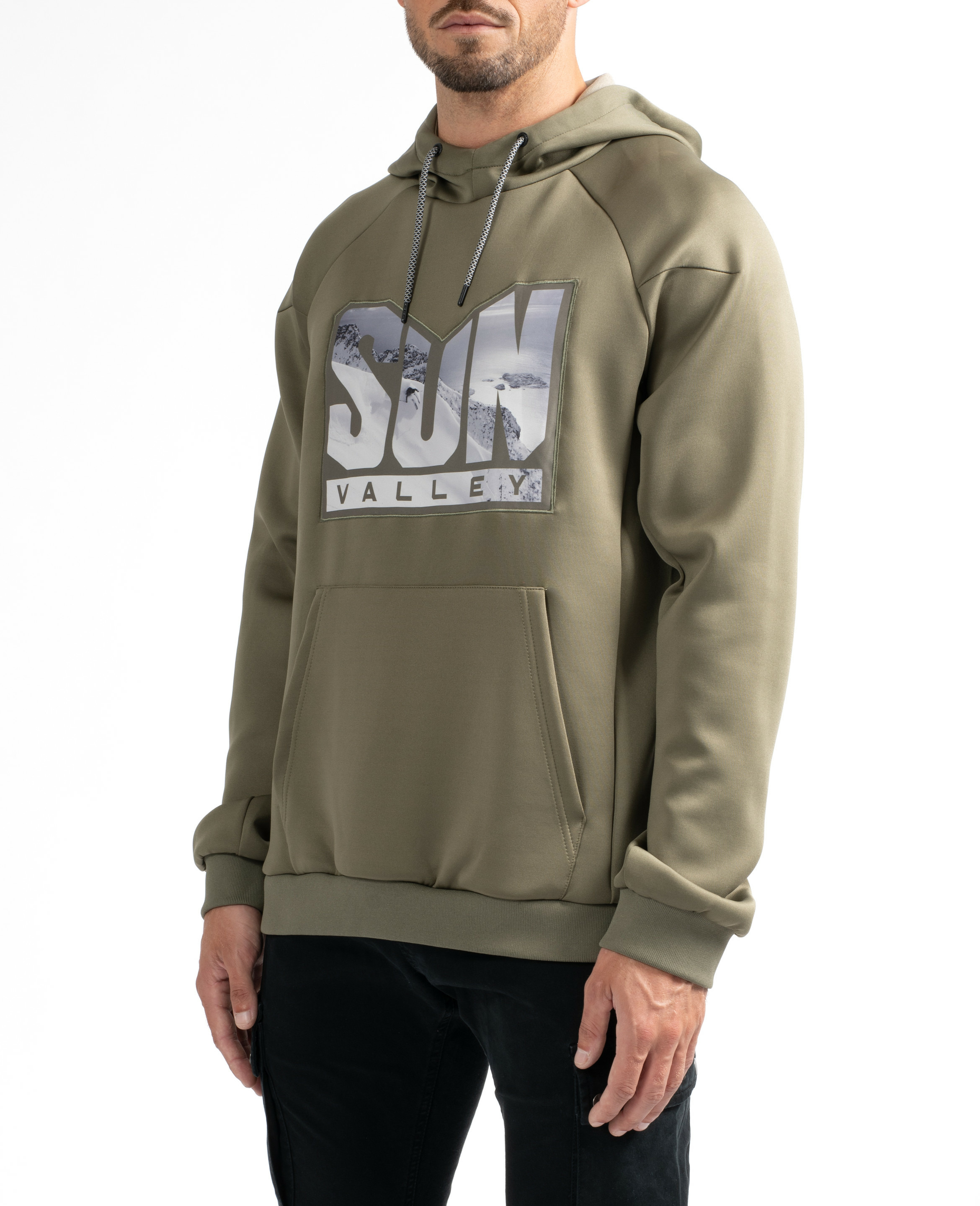 Sweat à capuche avec imprimé