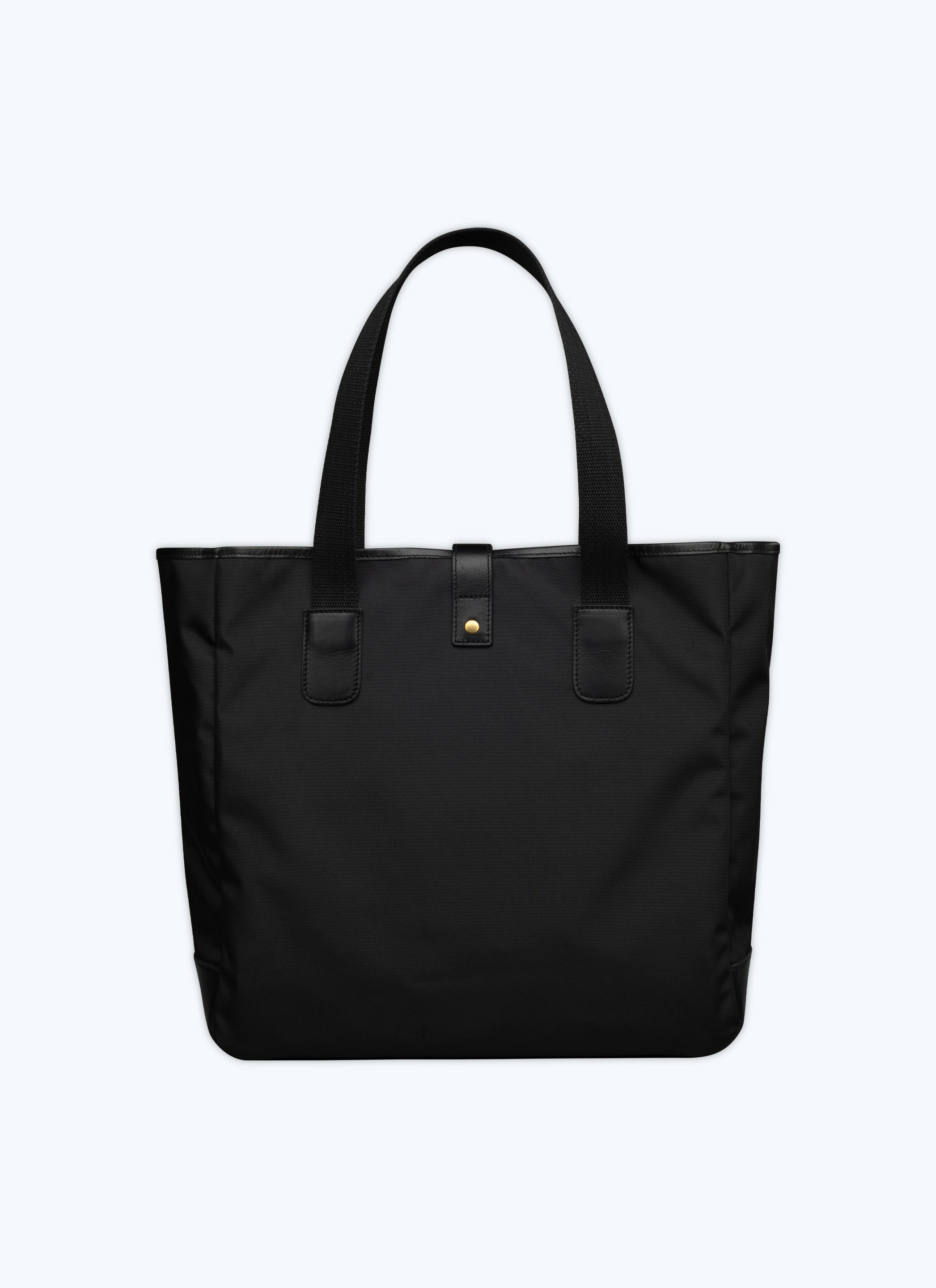 Tote bag en tissu technique et cuir
