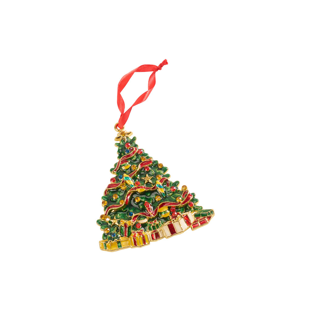 Winter Collage Accessoires suspension en métal sapin, multicolore, 12 cm
