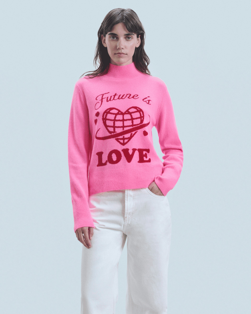 Pull Col Montant Future Is Love