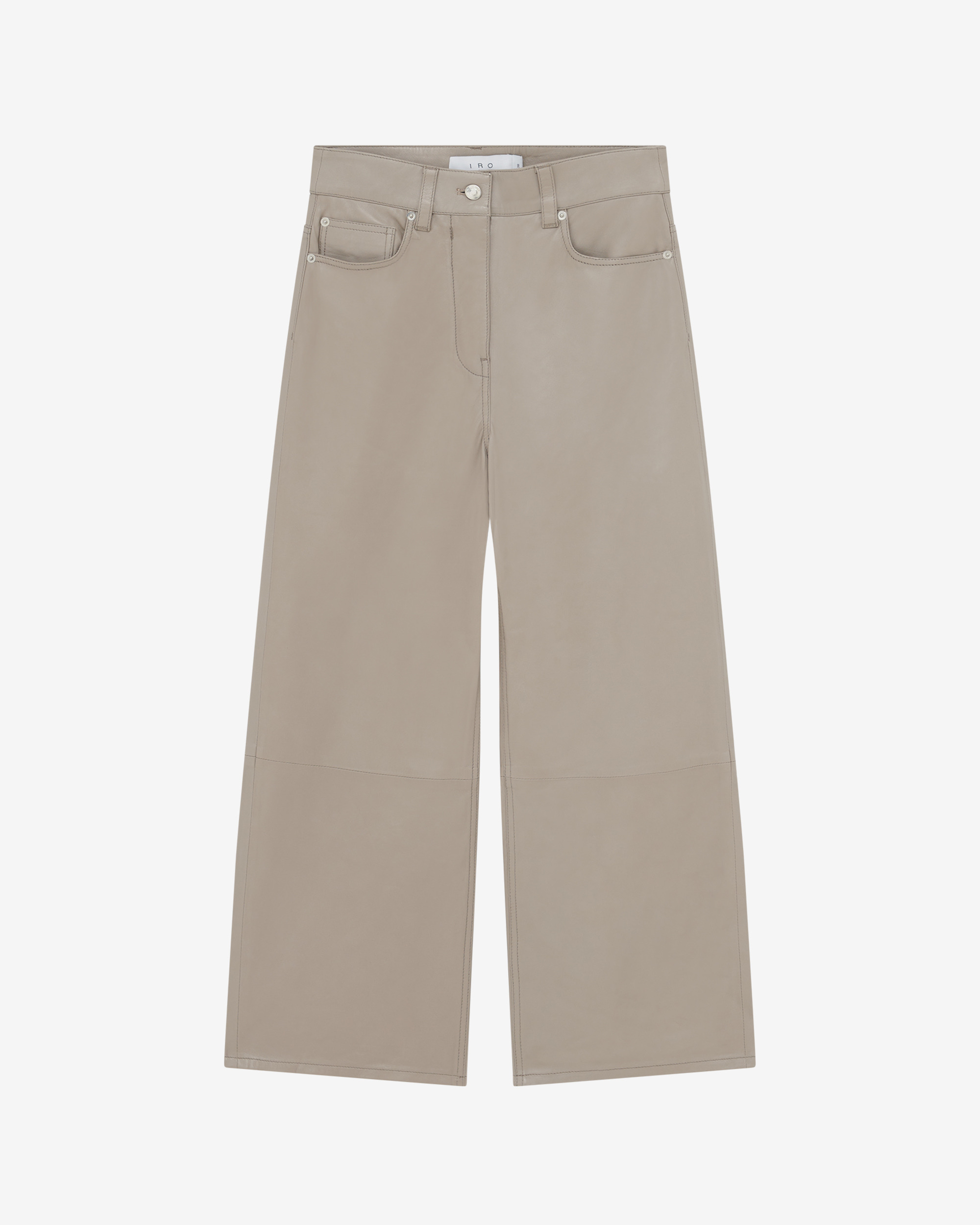 Pantalon Large En Cuir Baki