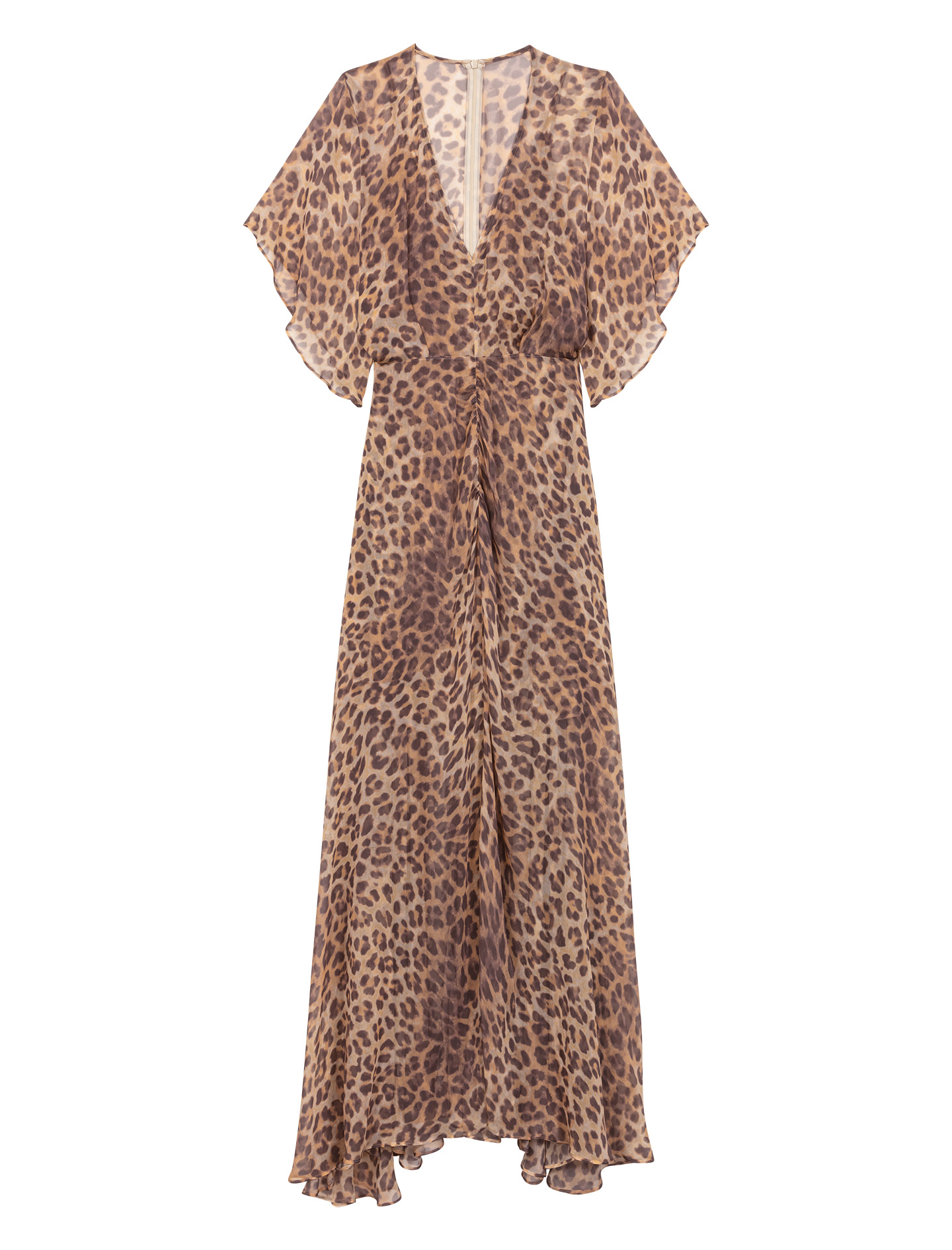 Robe longue imprimé léopard