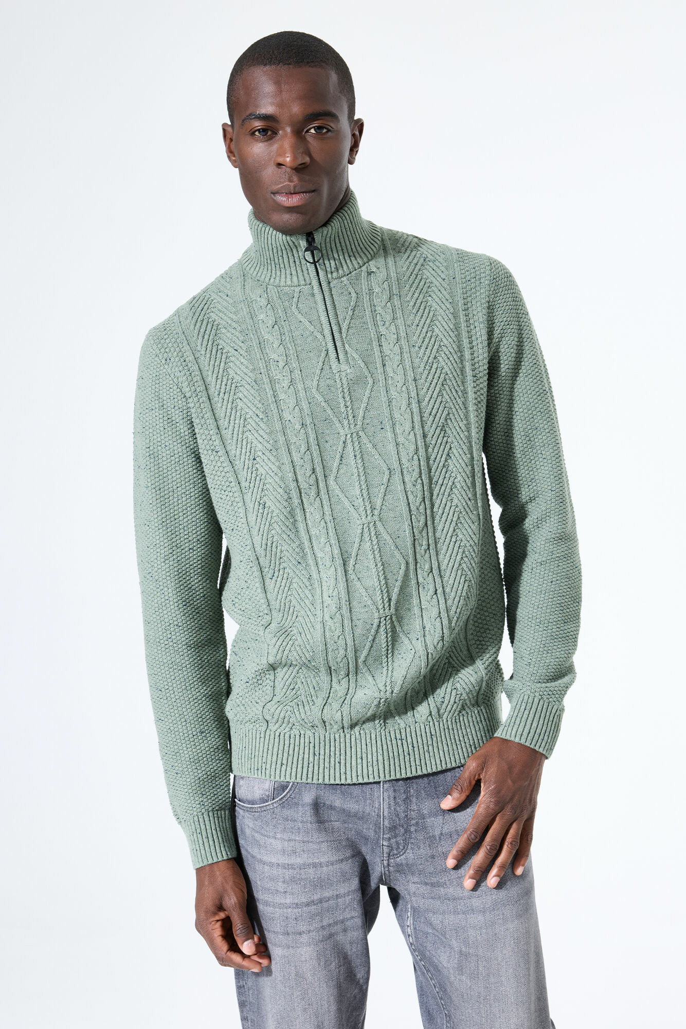 Men Sweater Green