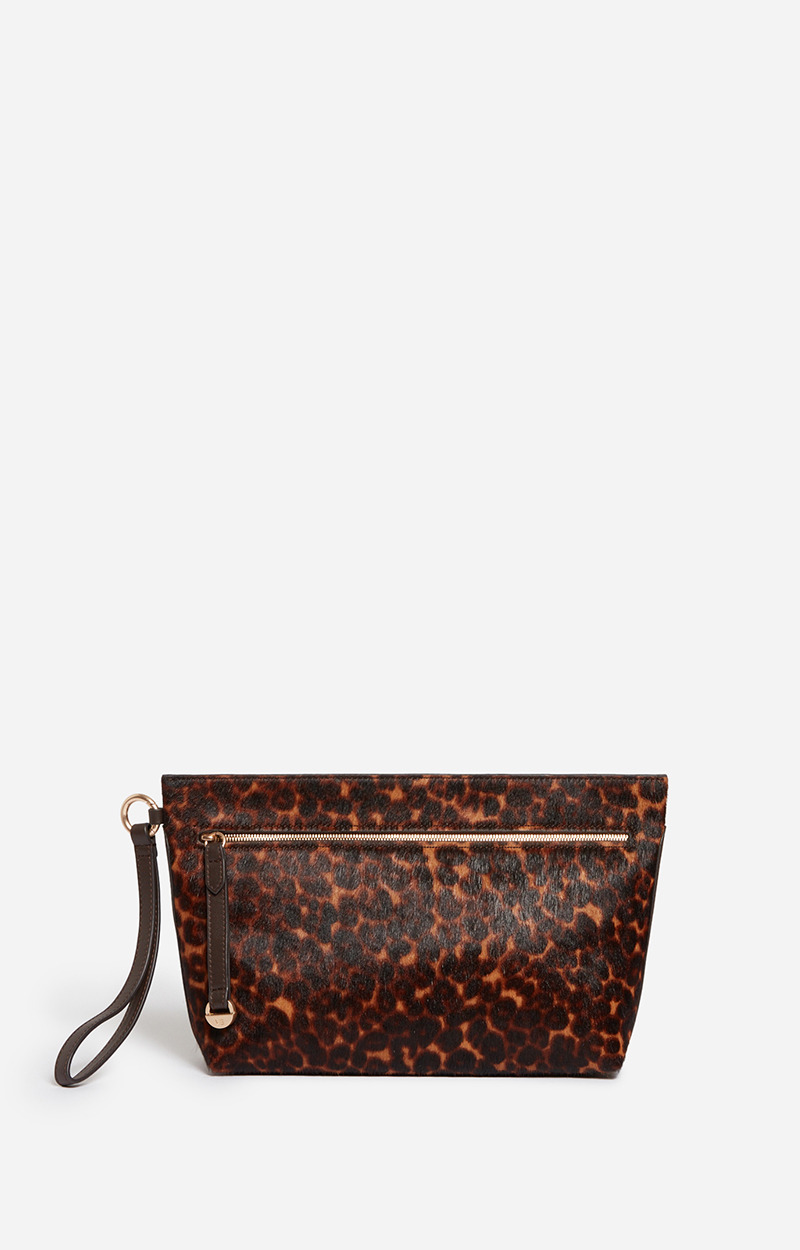 Pochette zippée Porté main uniquement, sans fermeture