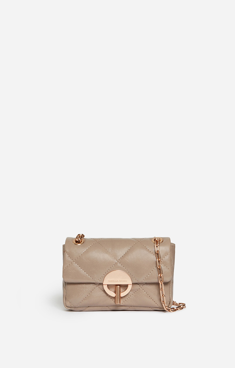 Petit Sac Moon En Cuir En Coton Et Lin Mélangé