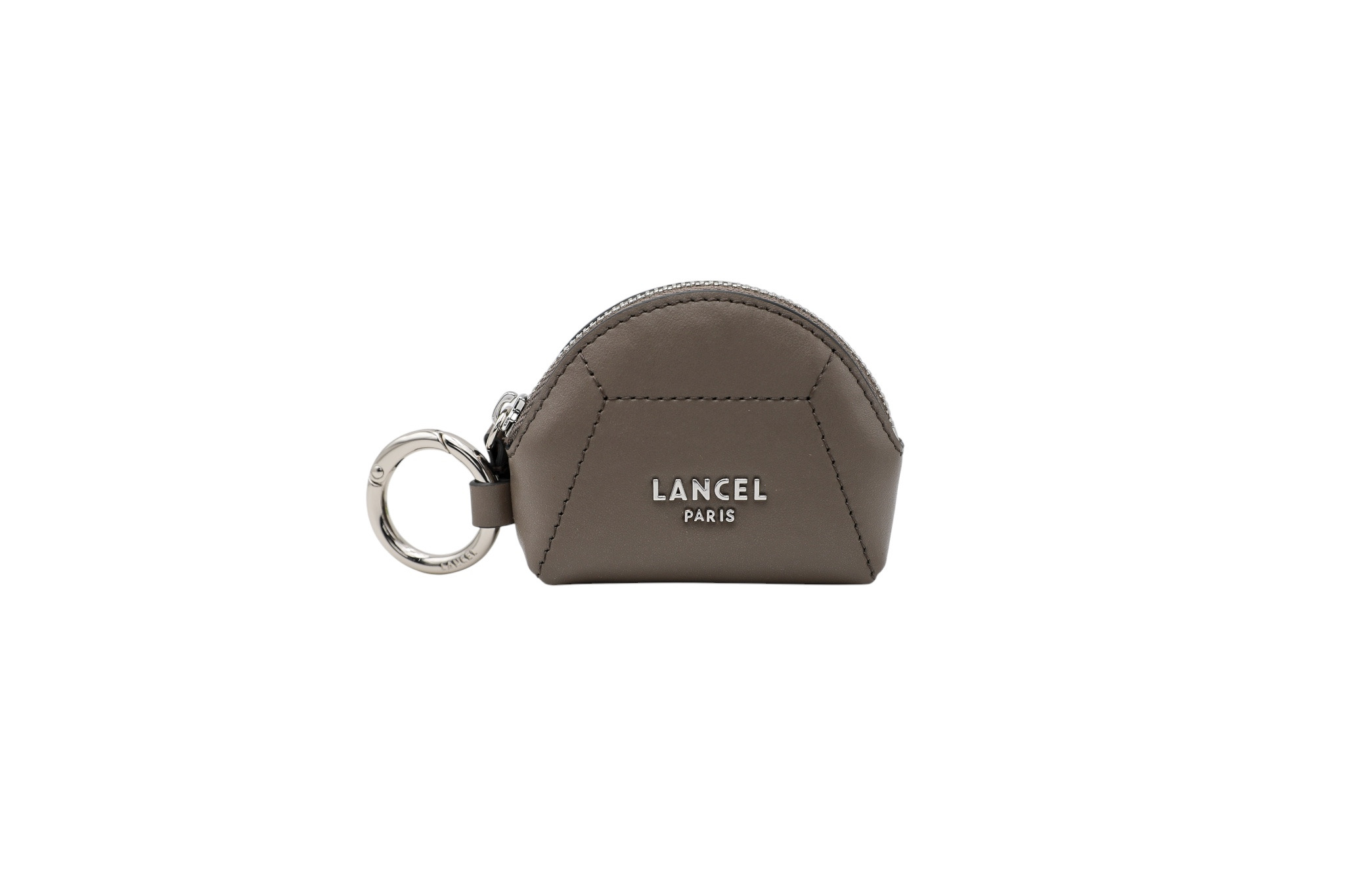 Lettrine De Lancel - Porte Monnaie Demi Lune - Fumée