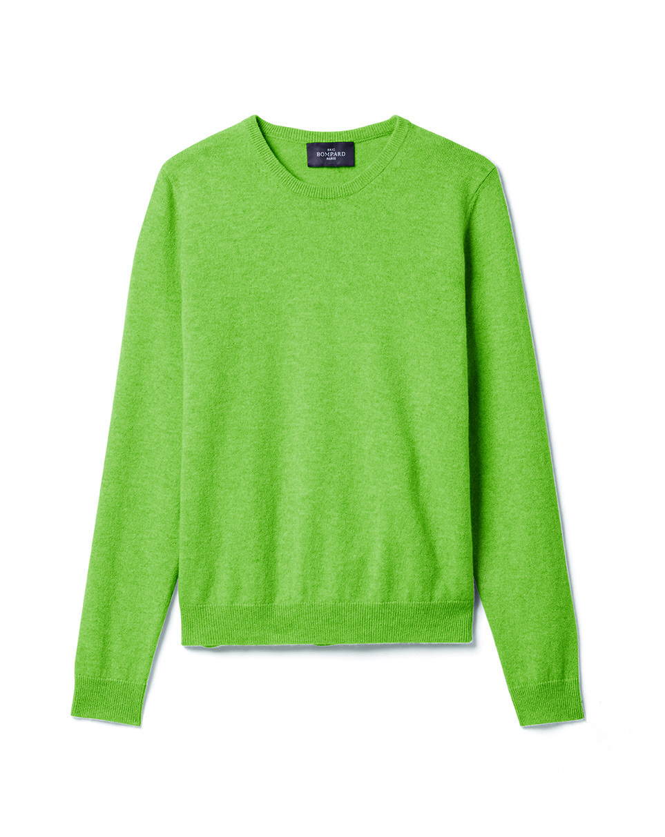 Pull col rond classique - Femme - FENOUIL