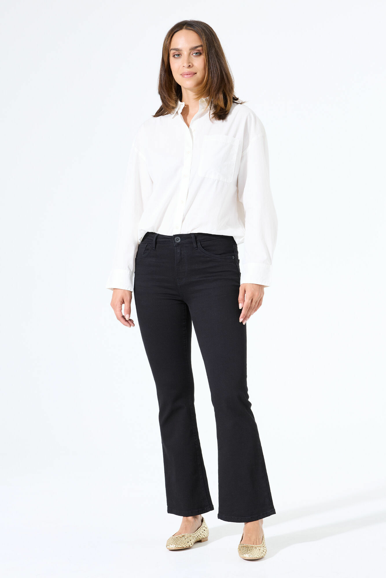 Women Jeans Celia Flared fit Black