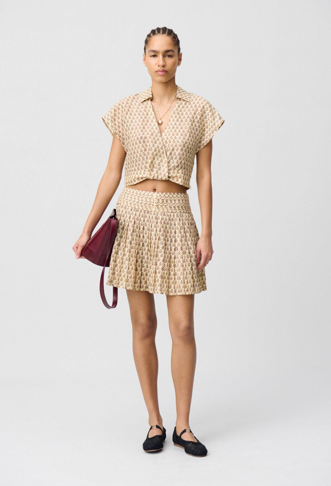 Chemise fluide courte