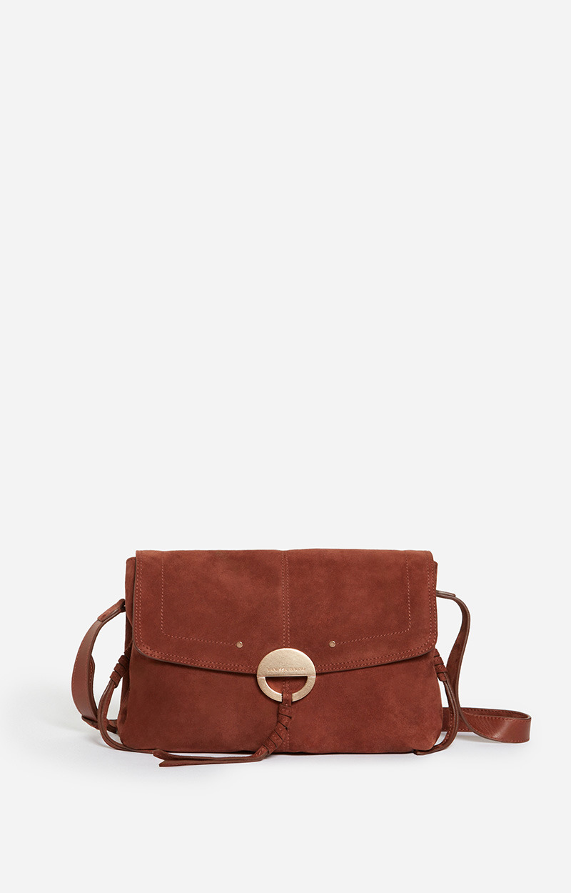 Grand Sac Othilia En Cuir Velours En Cuir